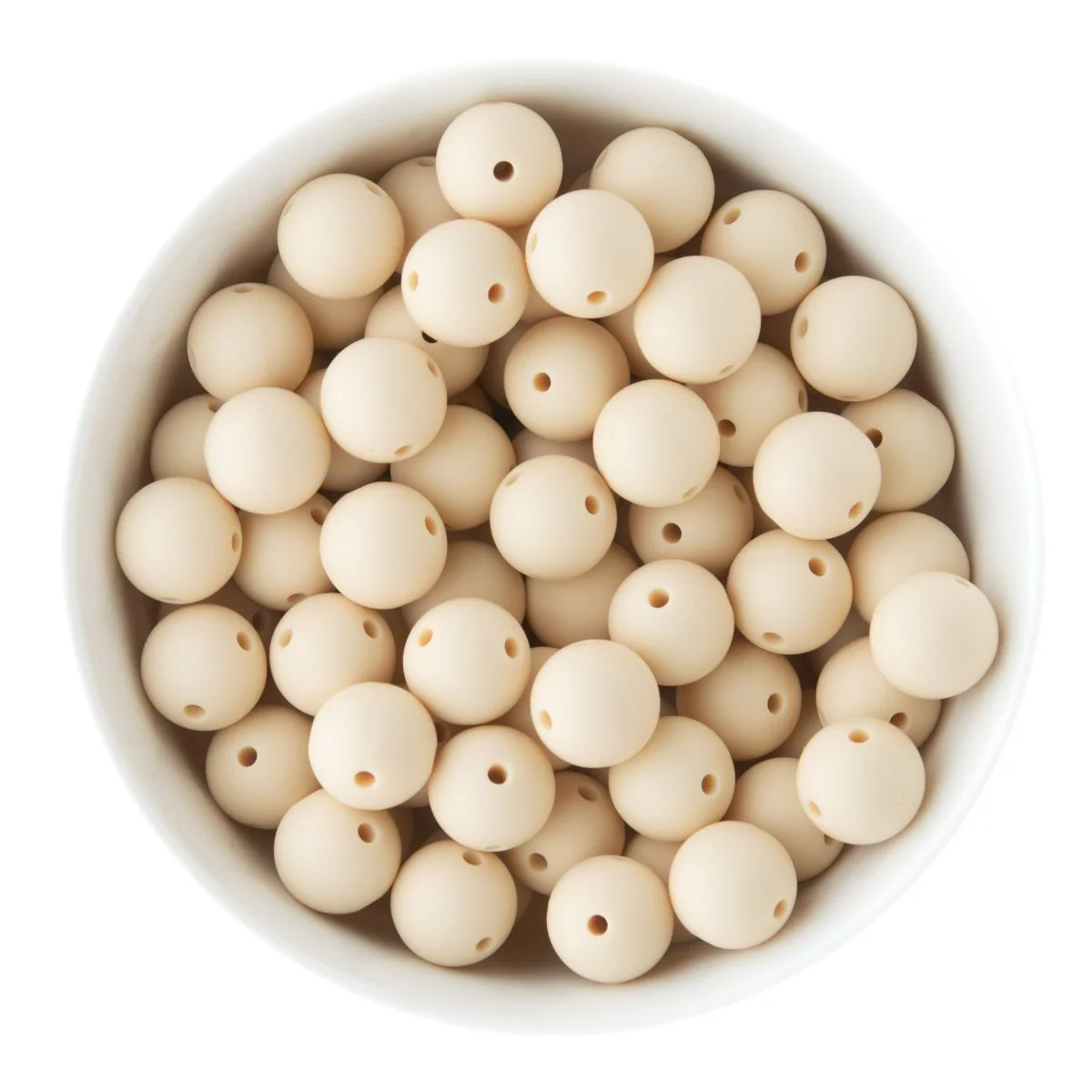Double Hole Silicone Round Beads - Image 3