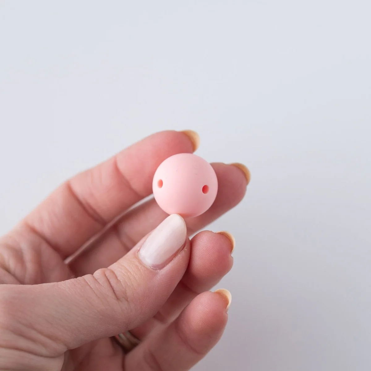 Double Hole Silicone Round Beads - Image 6