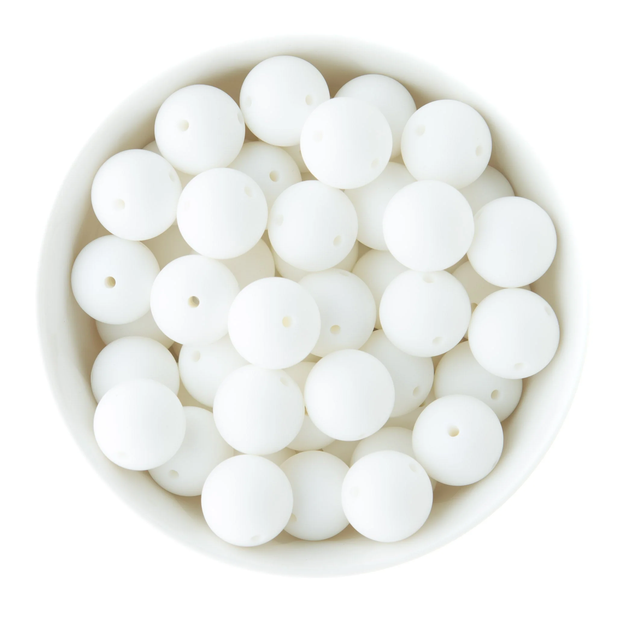 Double Hole Silicone Round Beads - Image 17
