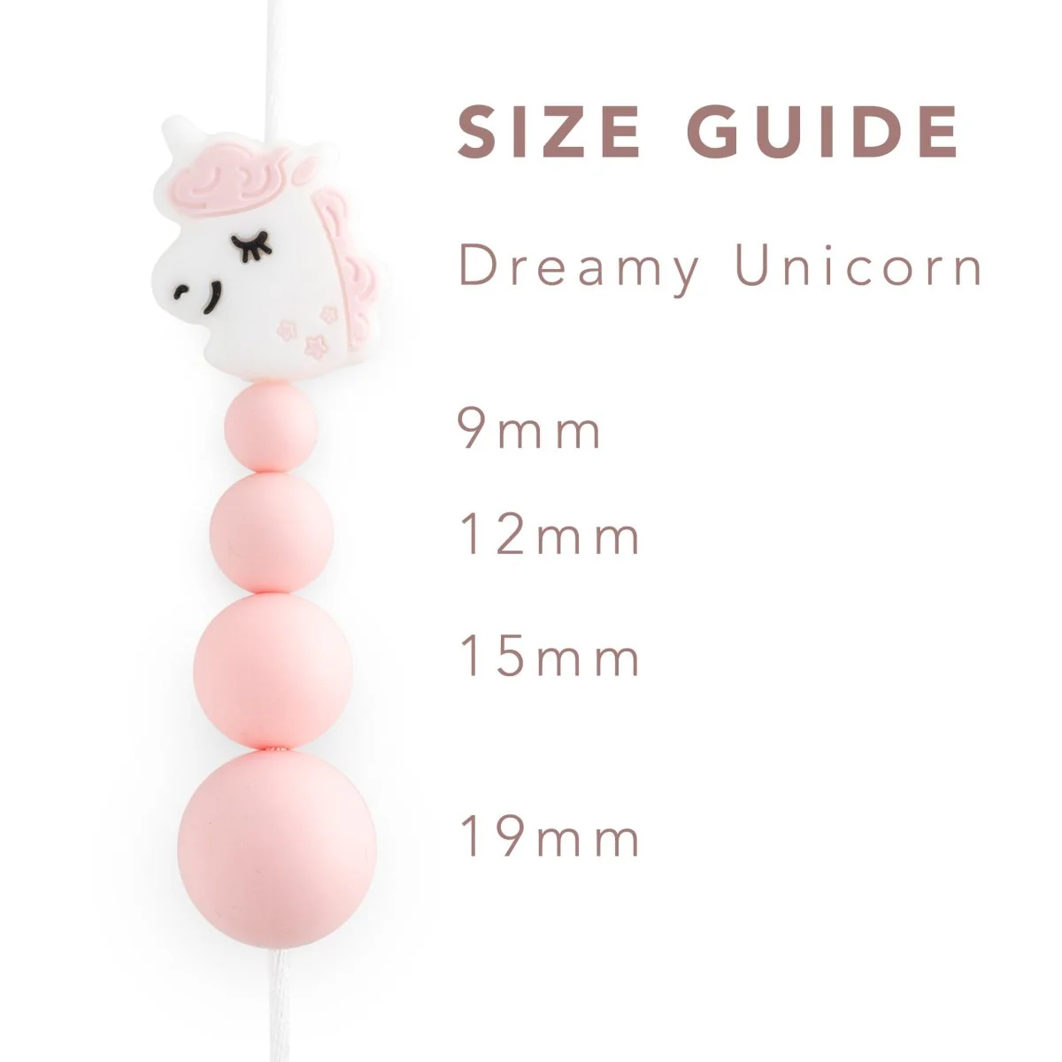 Dreamy Unicorn Silicone Focal Beads - Image 3