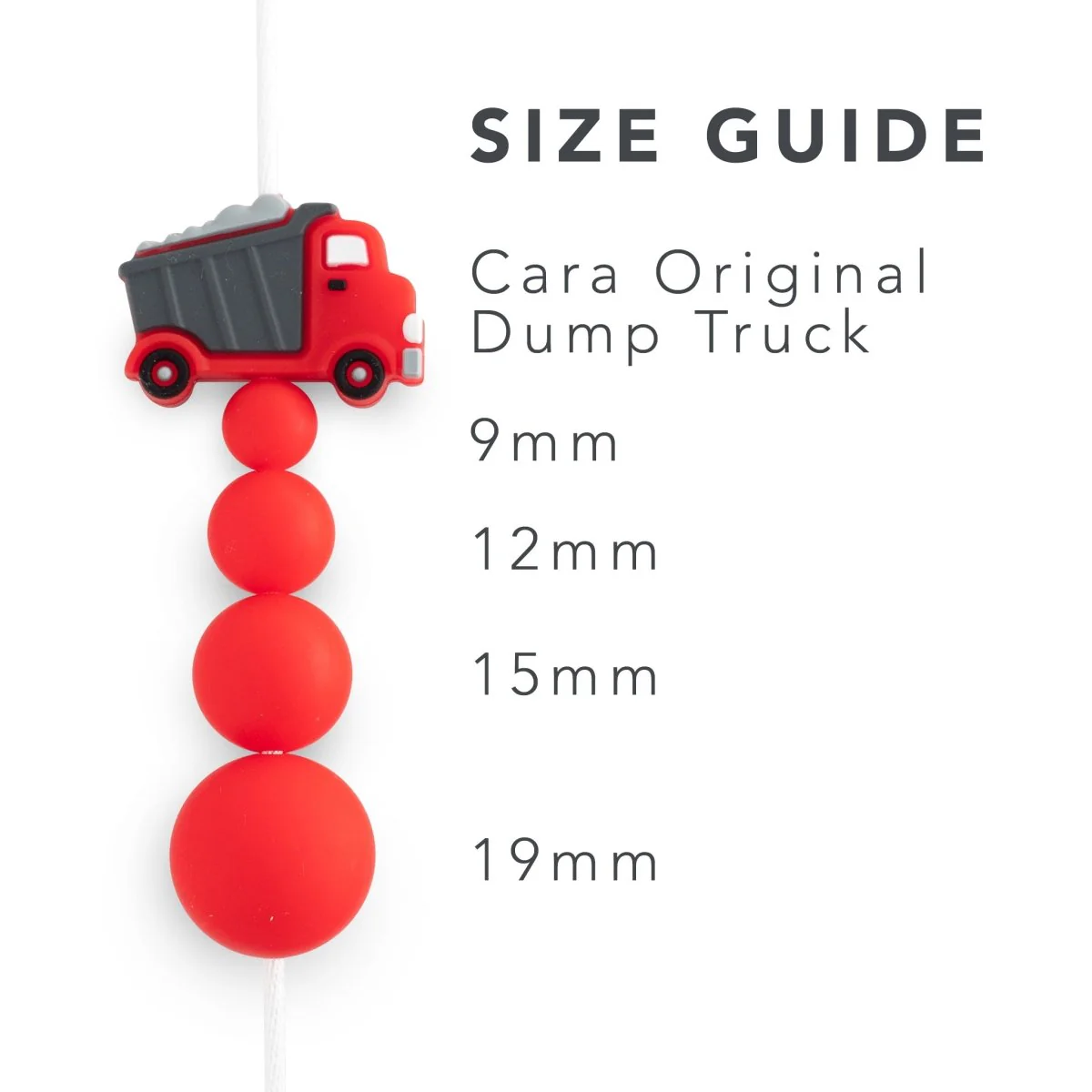 Dump Truck Silicone Focal Beads - Image 5