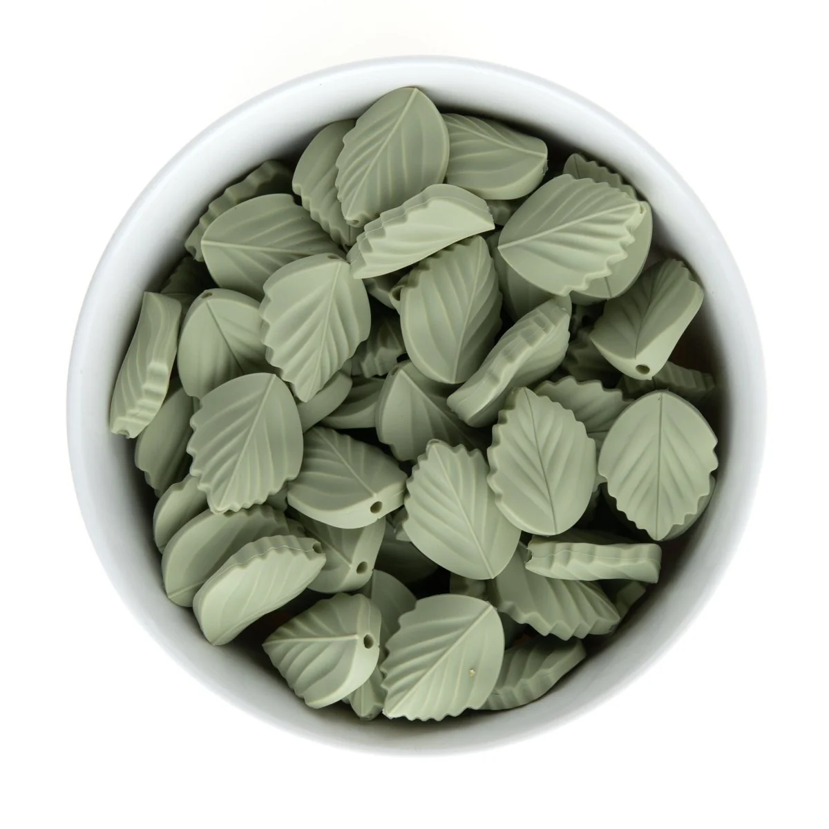 Elm Leaf Silicone Focal Beads - Image 3