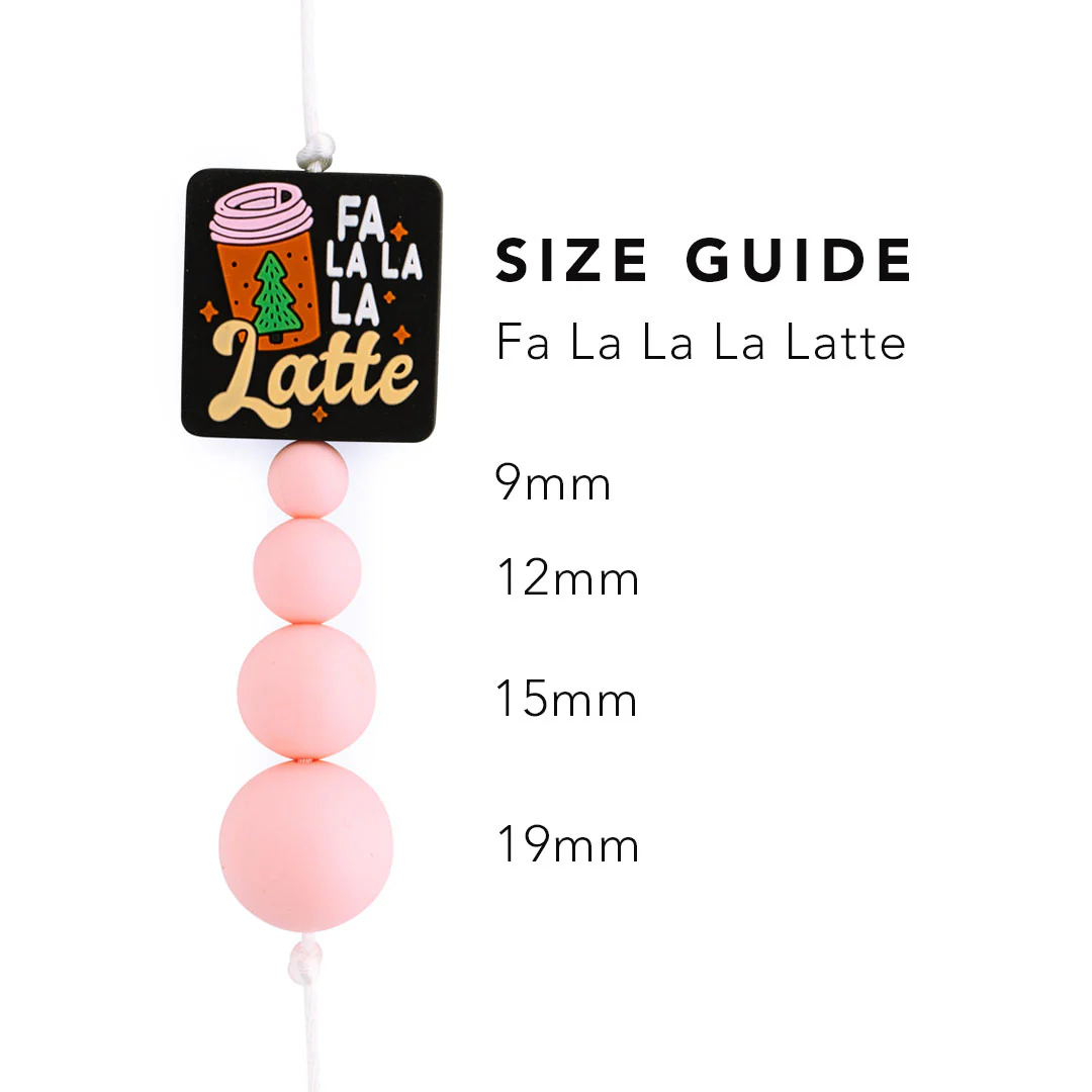 FaLaLaLa Latte Silicone Focal Beads - Image 3