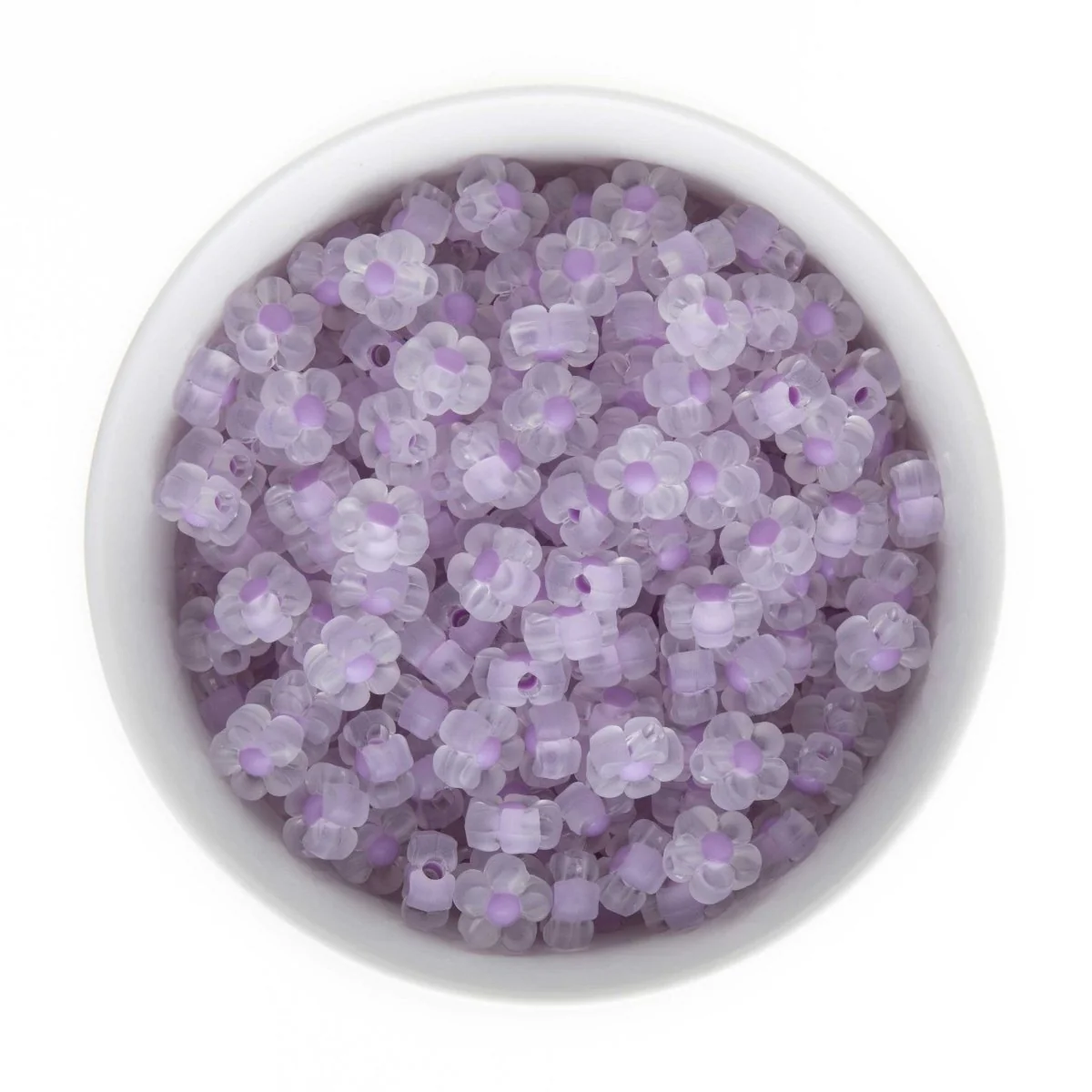 Frosted Flower Accent Beads - Image 5