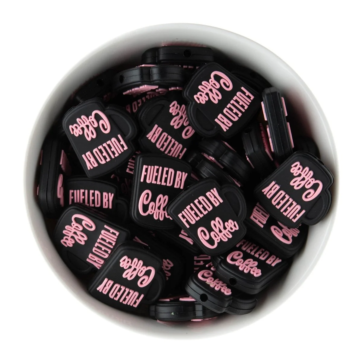 Fueled by Coffee Silicone Focal Beads - Image 3