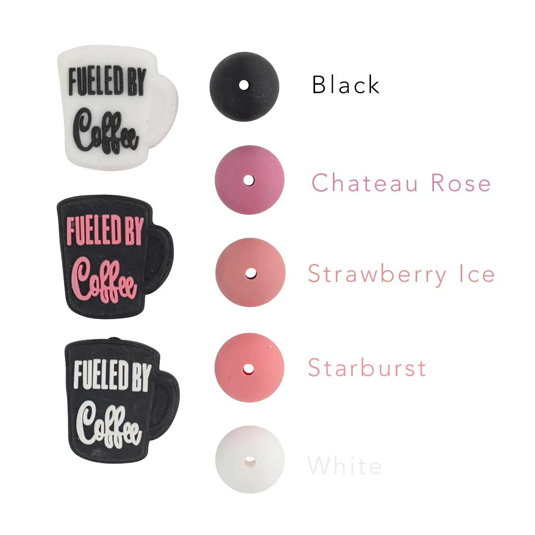 Fueled by Coffee Silicone Focal Beads - Image 4