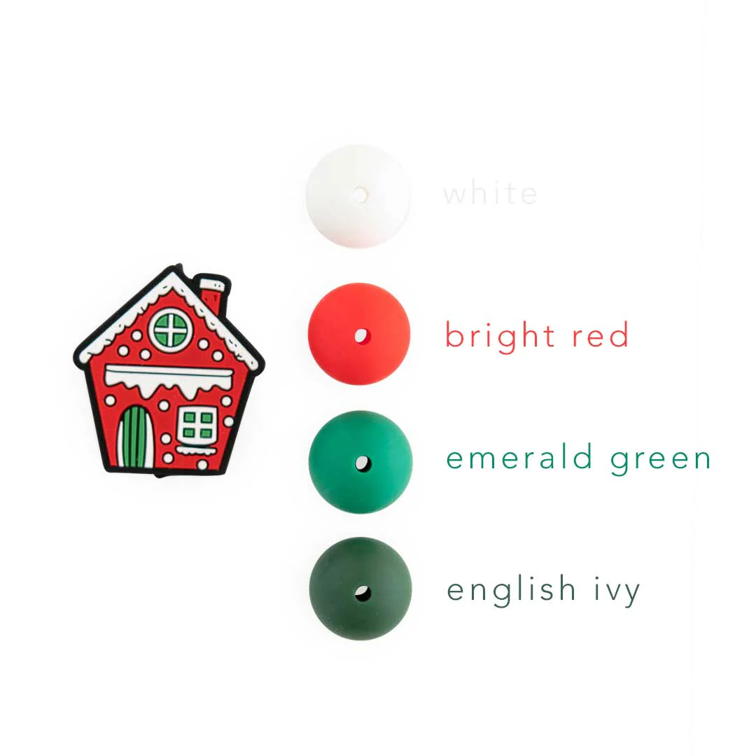 Gingerbread House Silicone Focal Beads - Image 3