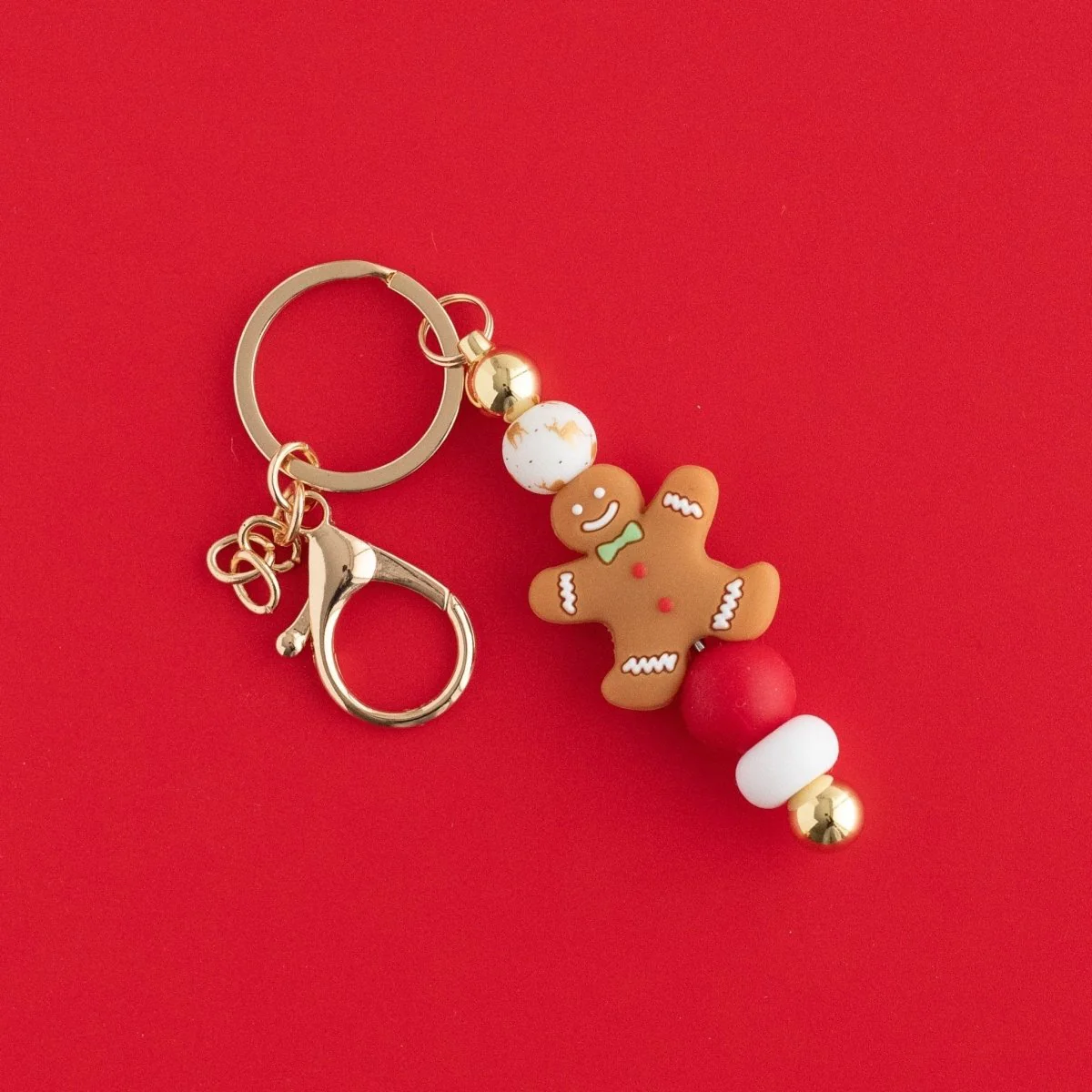Gingerbread Man Silicone Focal Beads - Image 4