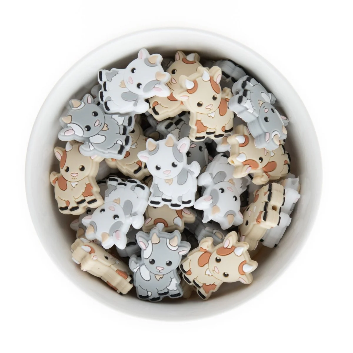 Goat Silicone Focal Beads