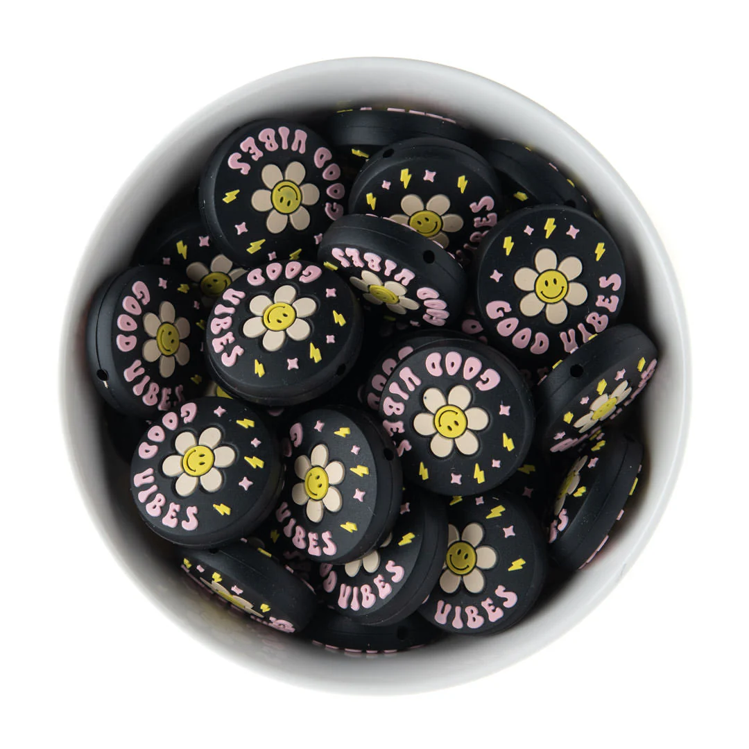 Good Vibes Silicone Focal Beads