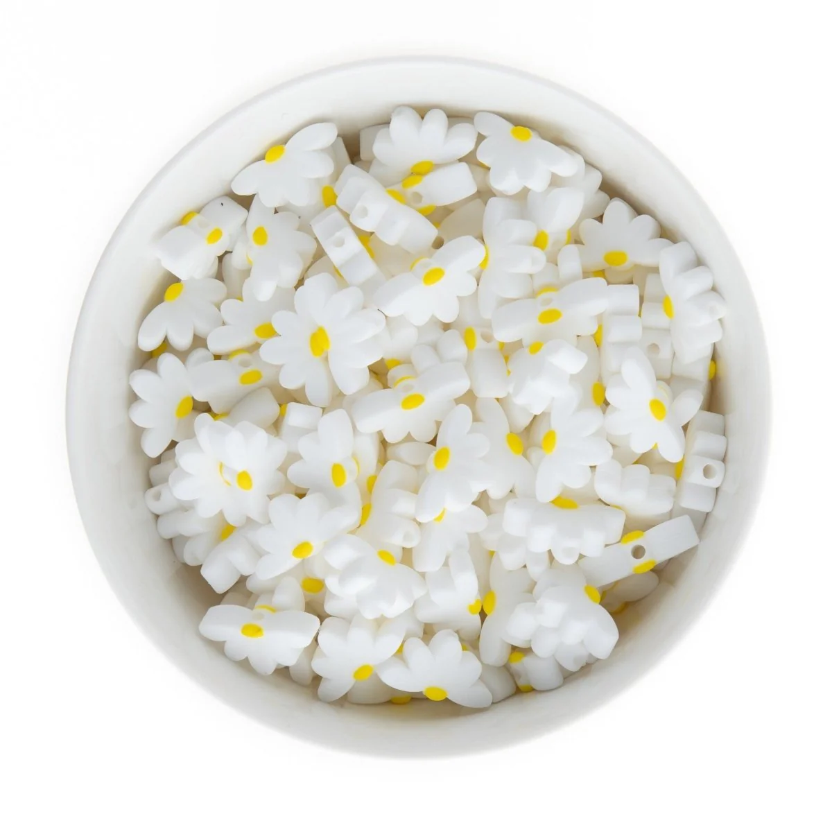 Half Daisy Silicone Focal Beads - Image 6