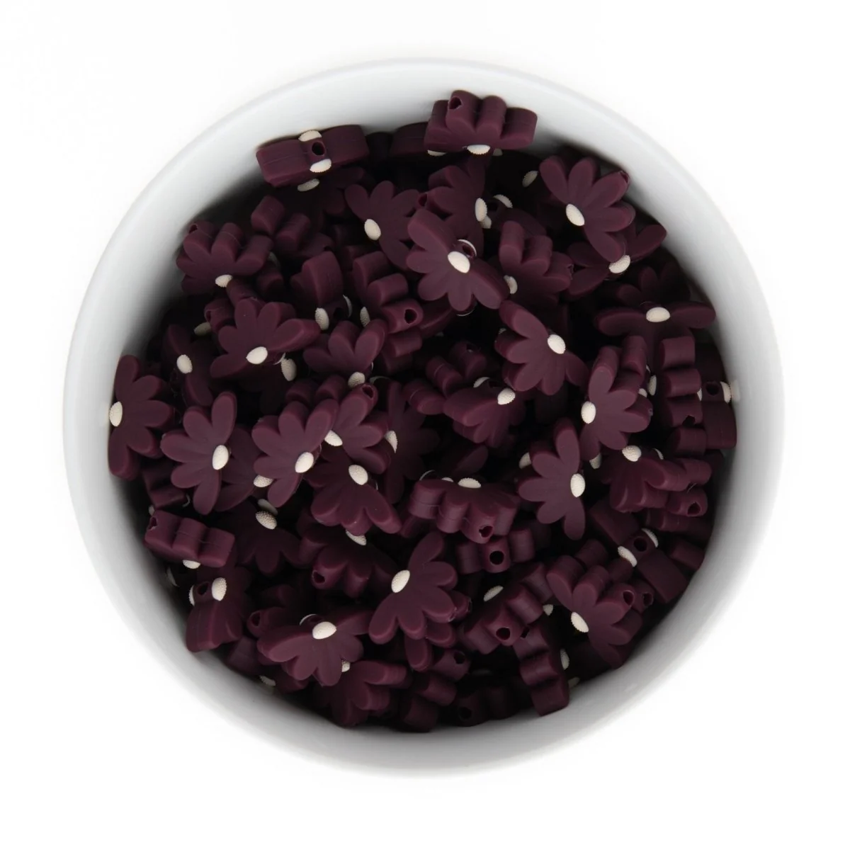 Half Daisy Silicone Focal Beads - Image 2