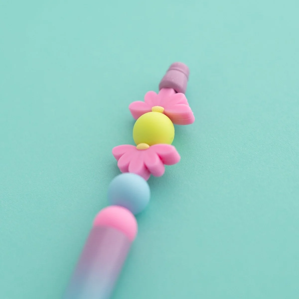 Half Daisy Silicone Focal Beads - Image 8