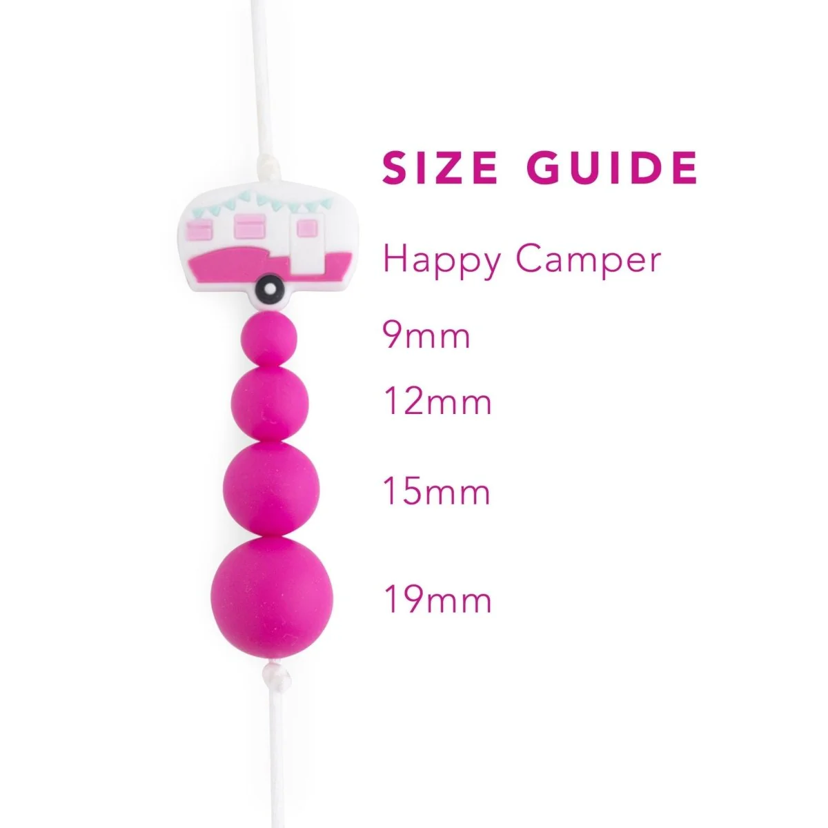 Happy Camper Silicone Focal Beads - Image 4