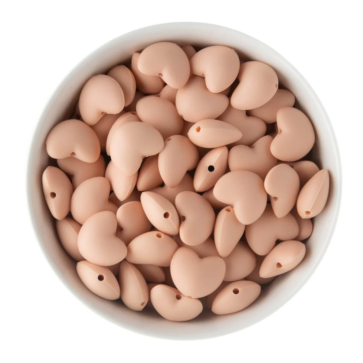 Heart Silicone Focal Beads