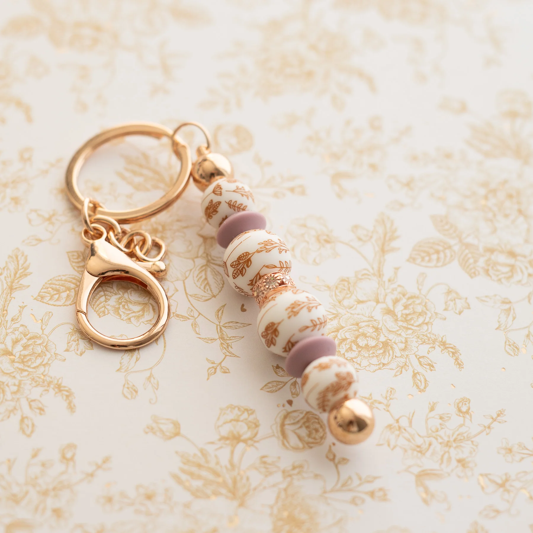 Heirloom Blooms Keychain