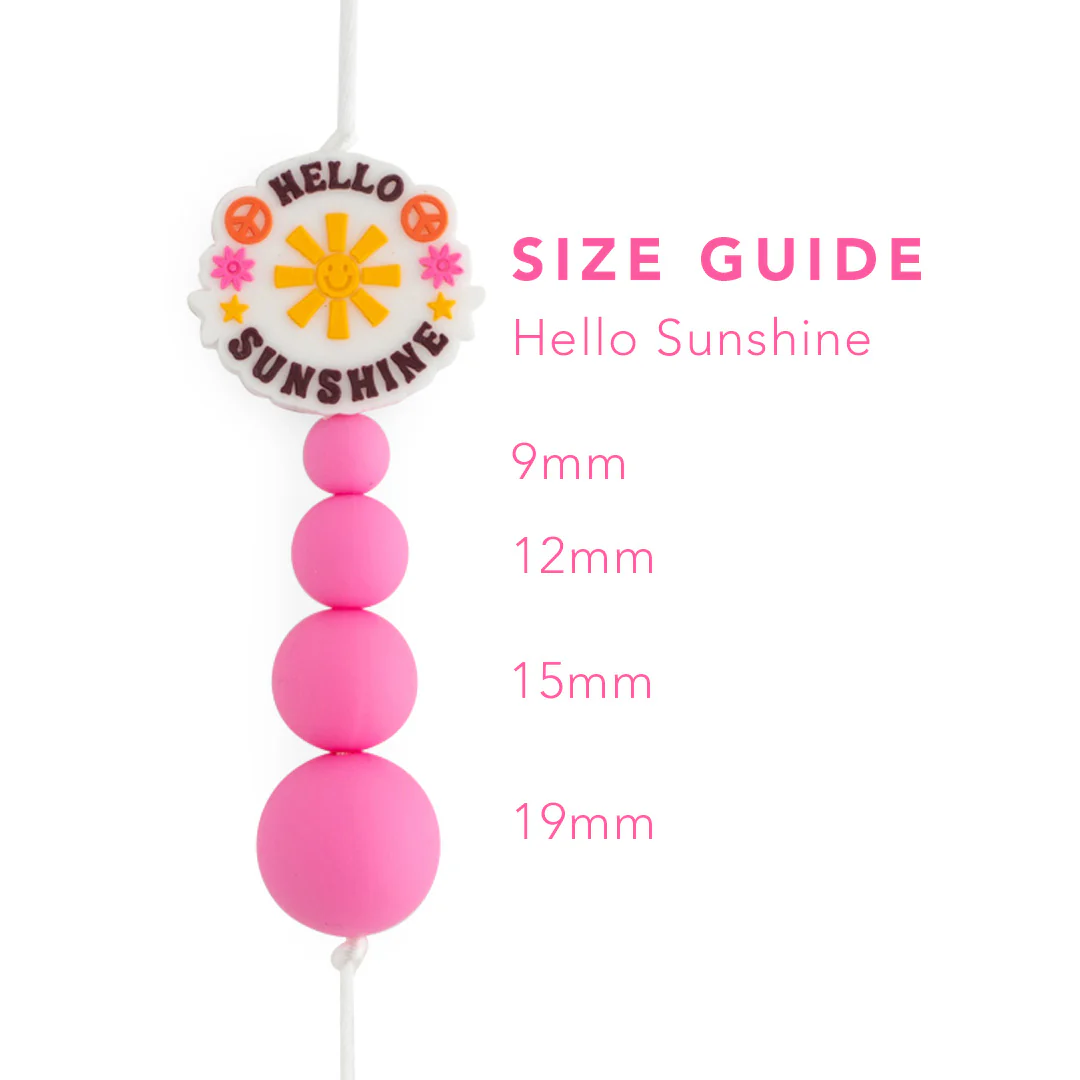 Hello Sunshine Silicone Focal Beads - Image 3