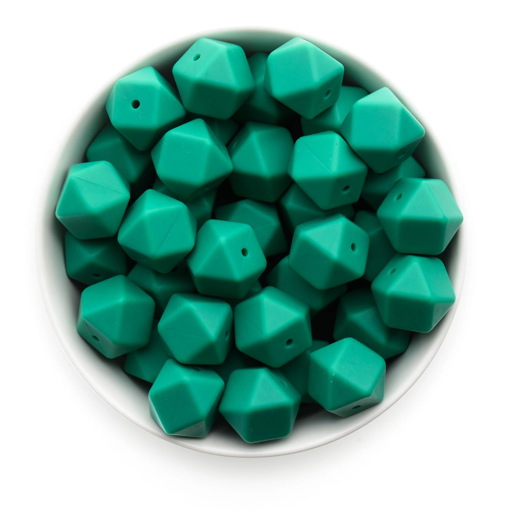 17mm Silicone Hexagon Beads - Image 10