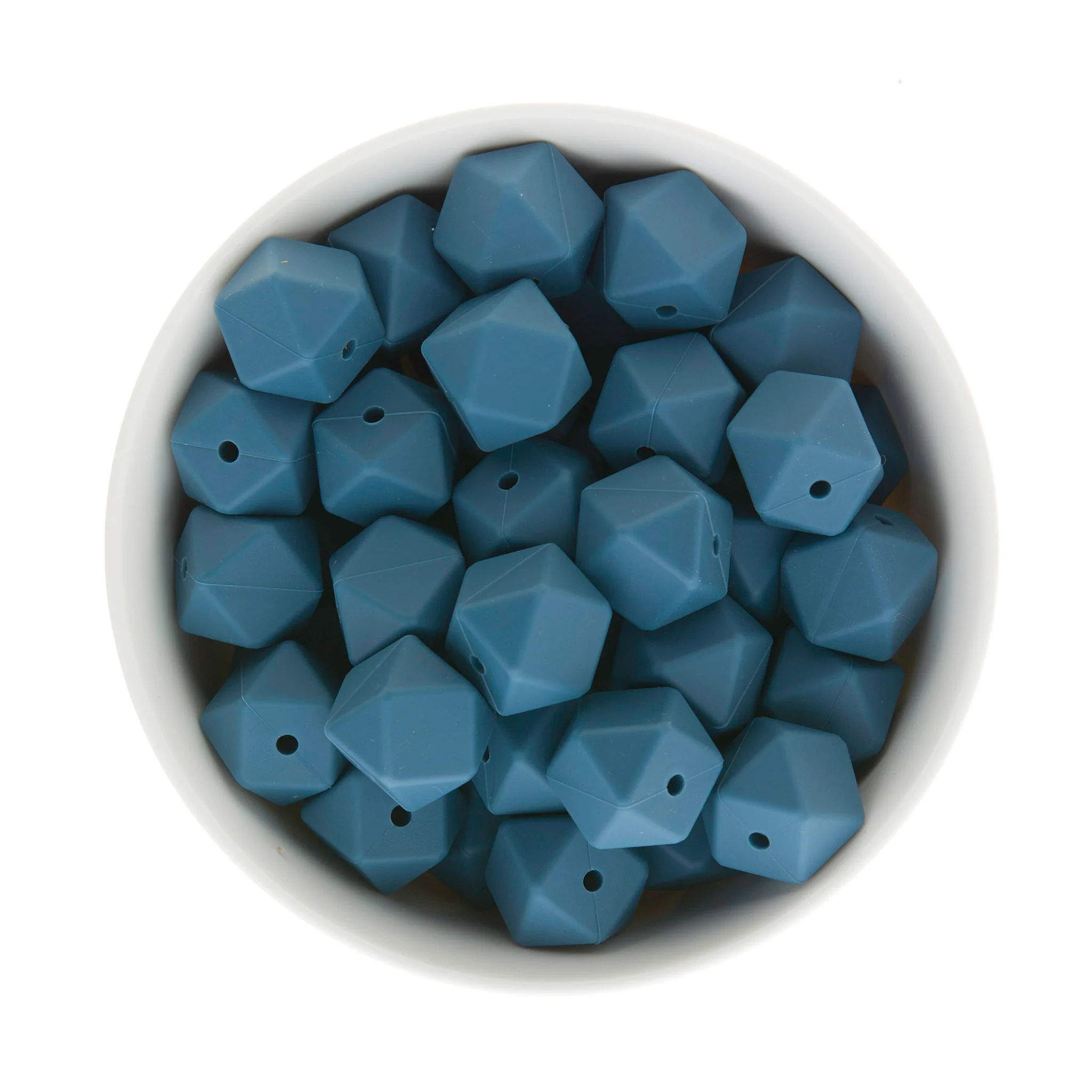 17mm Silicone Hexagon Beads - Image 12