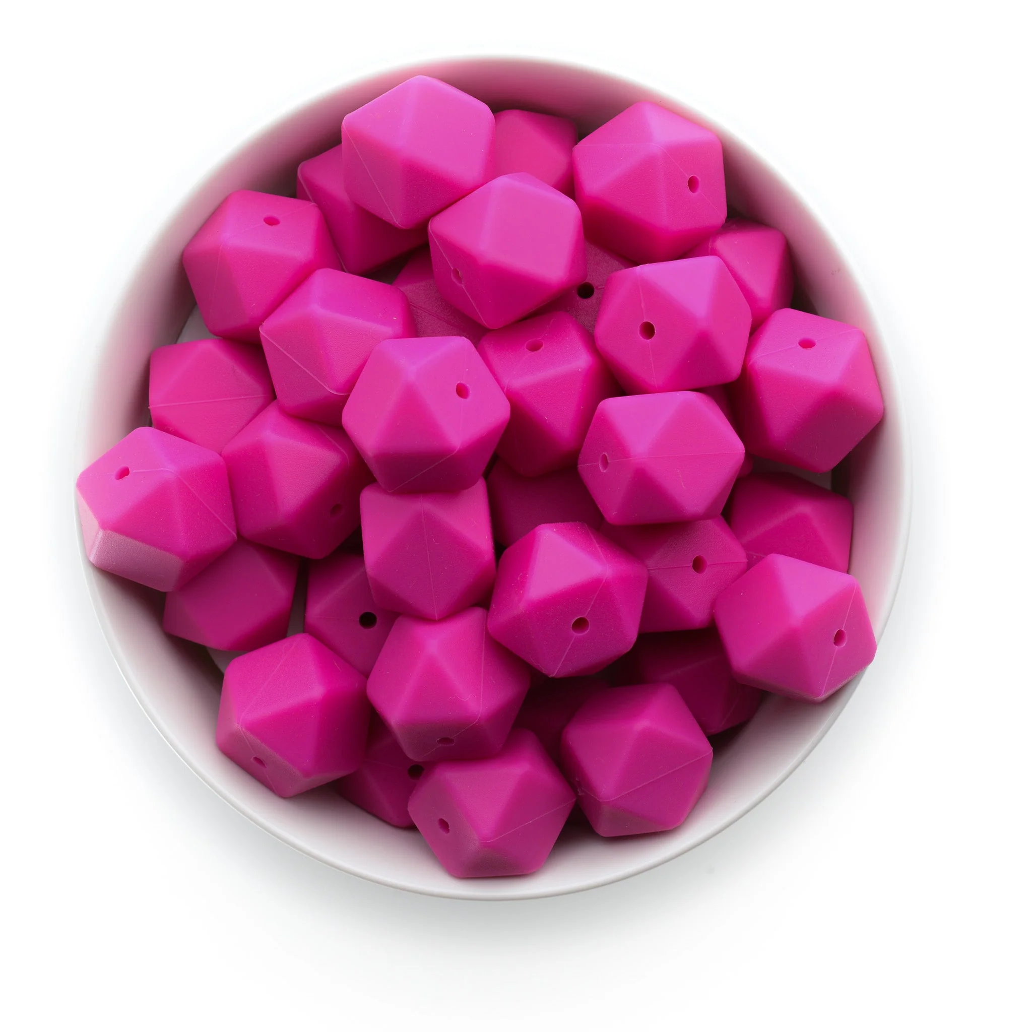 17mm Silicone Hexagon Beads - Image 13