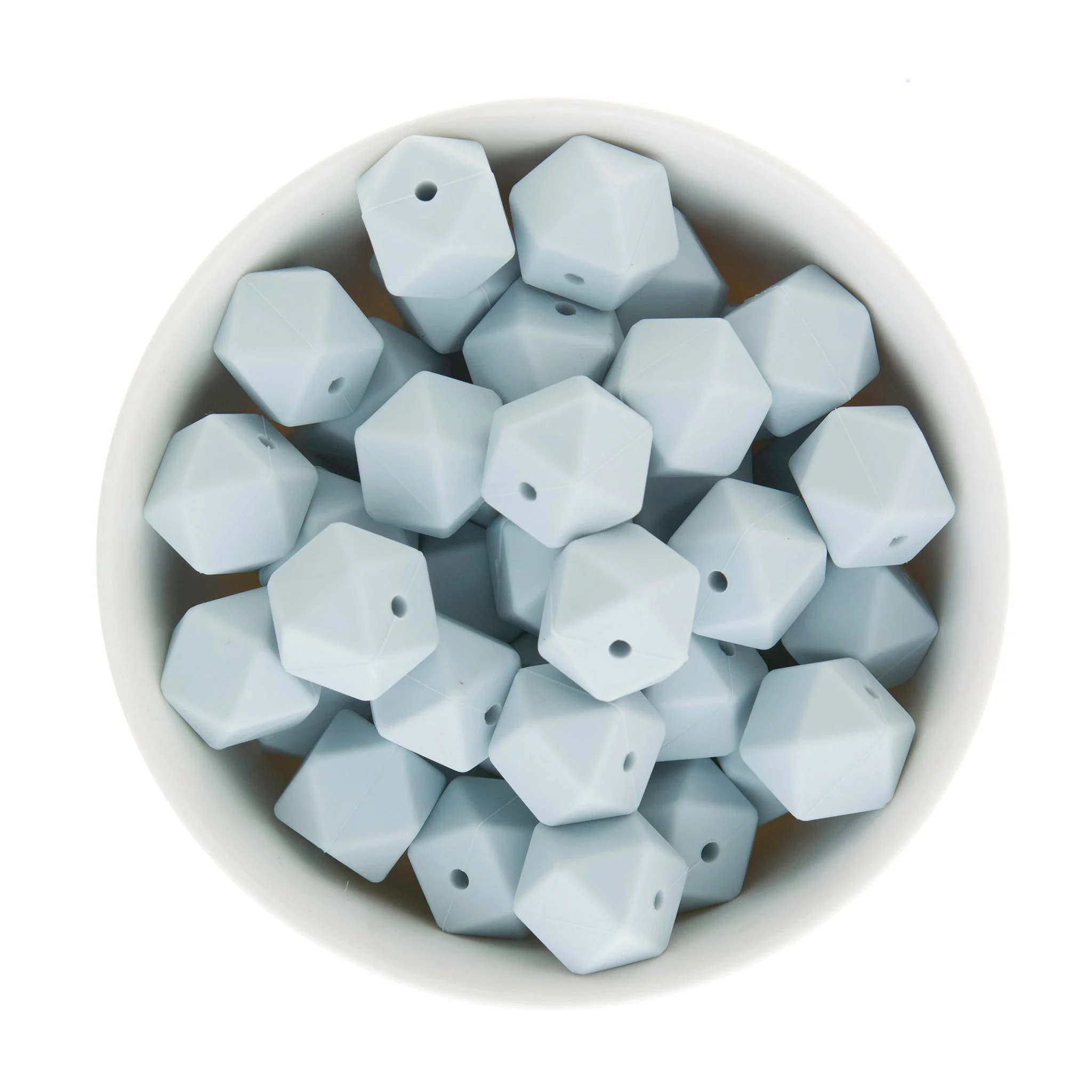 17mm Silicone Hexagon Beads - Image 15