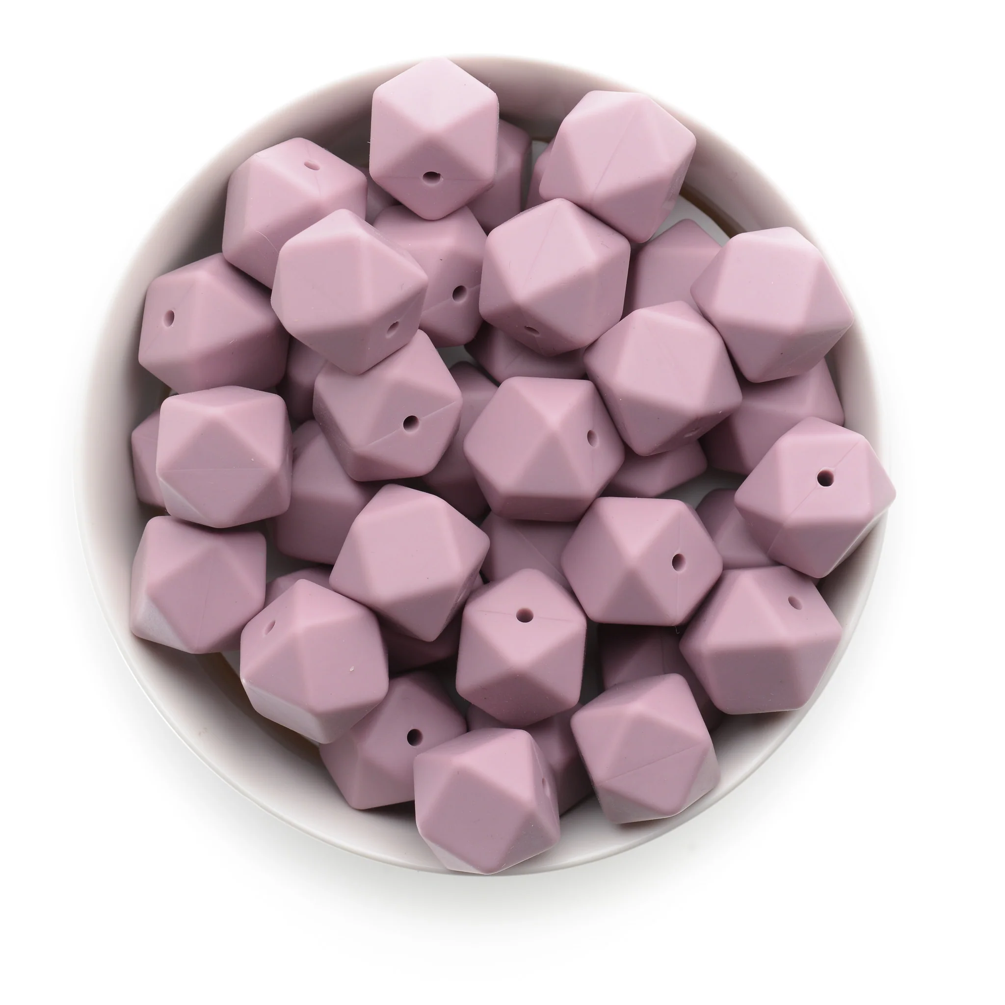 17mm Silicone Hexagon Beads - Image 17