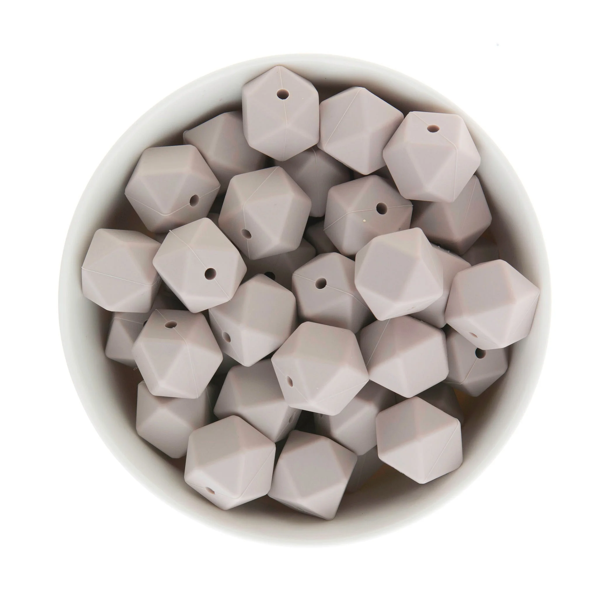 17mm Silicone Hexagon Beads - Image 18