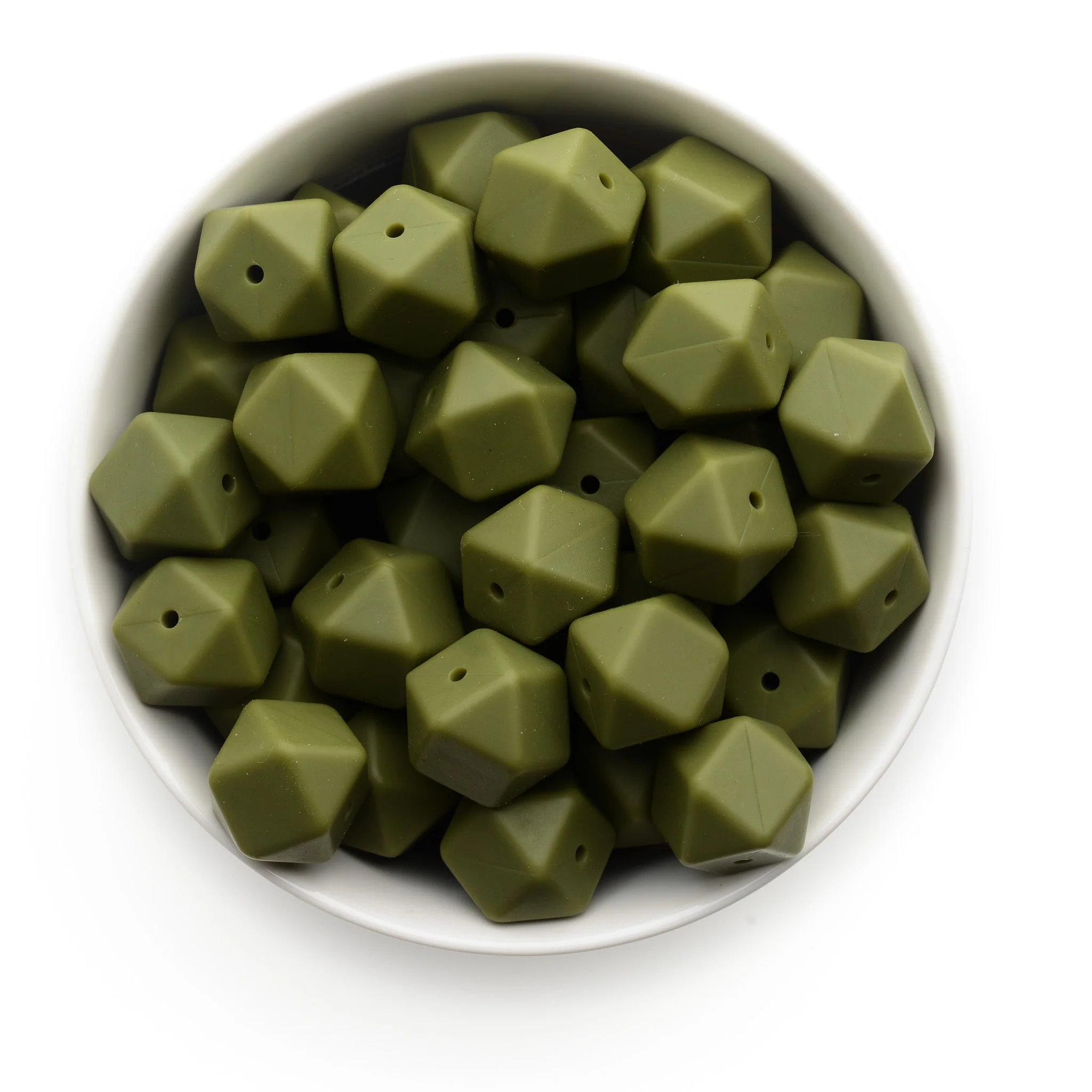 17mm Silicone Hexagon Beads - Image 19