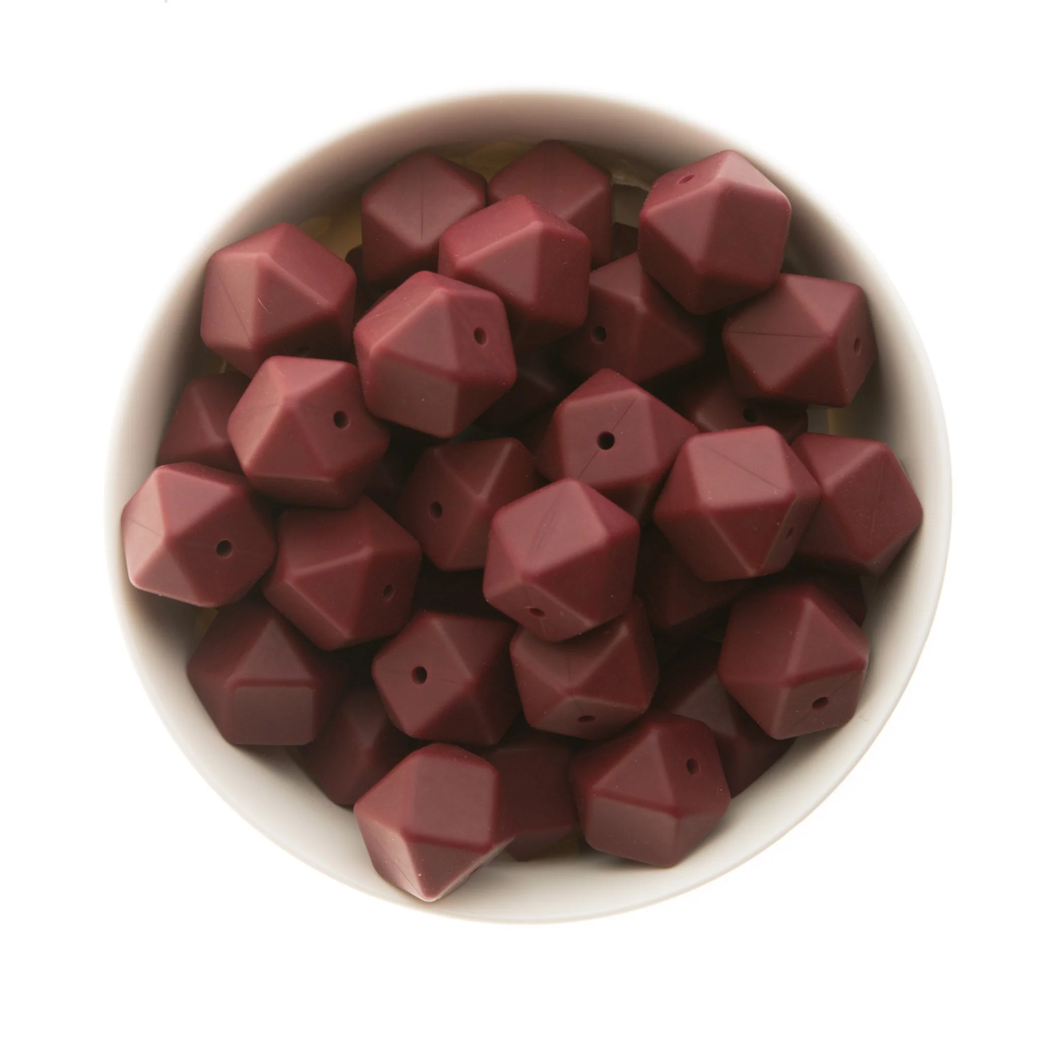 17mm Silicone Hexagon Beads - Image 22