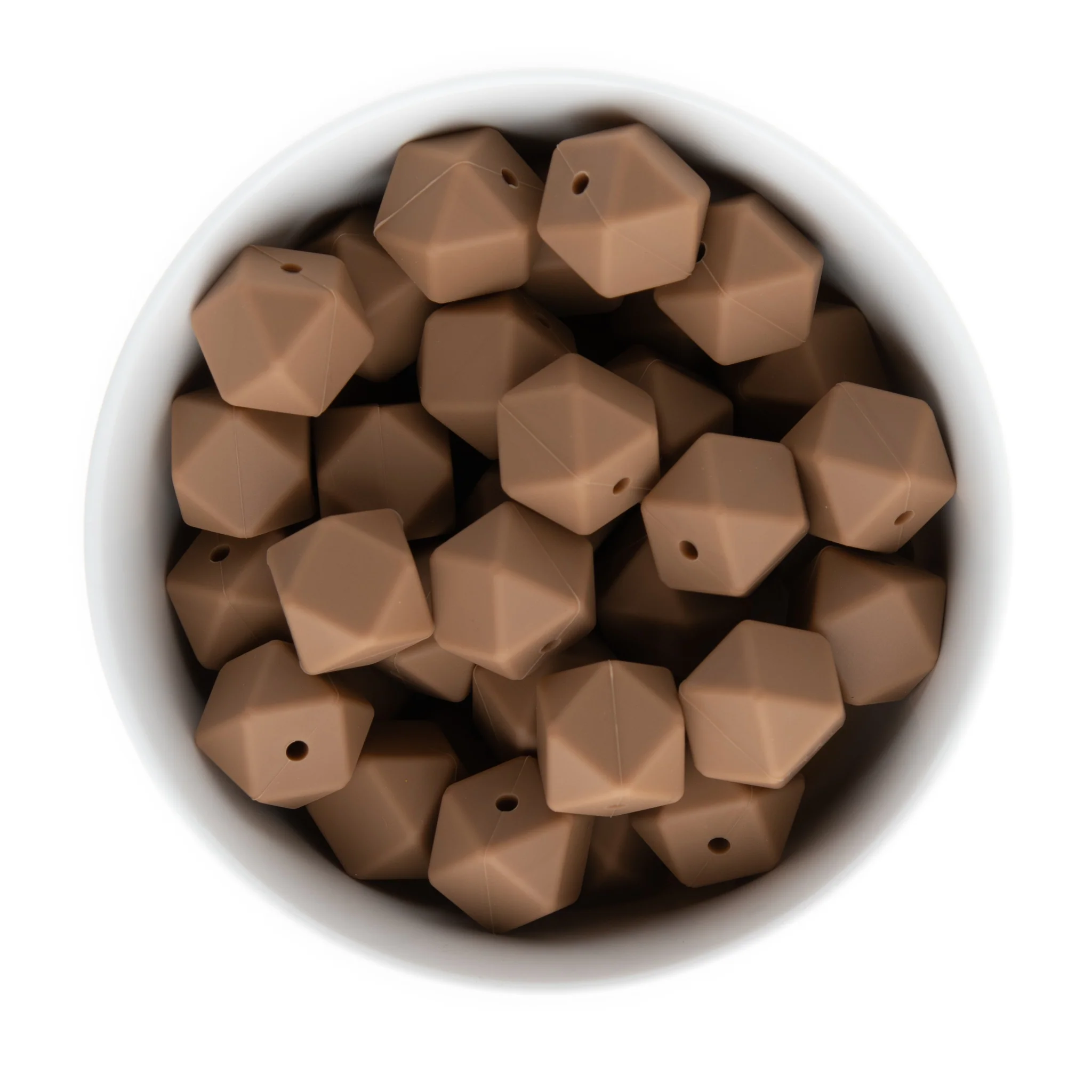17mm Silicone Hexagon Beads - Image 26