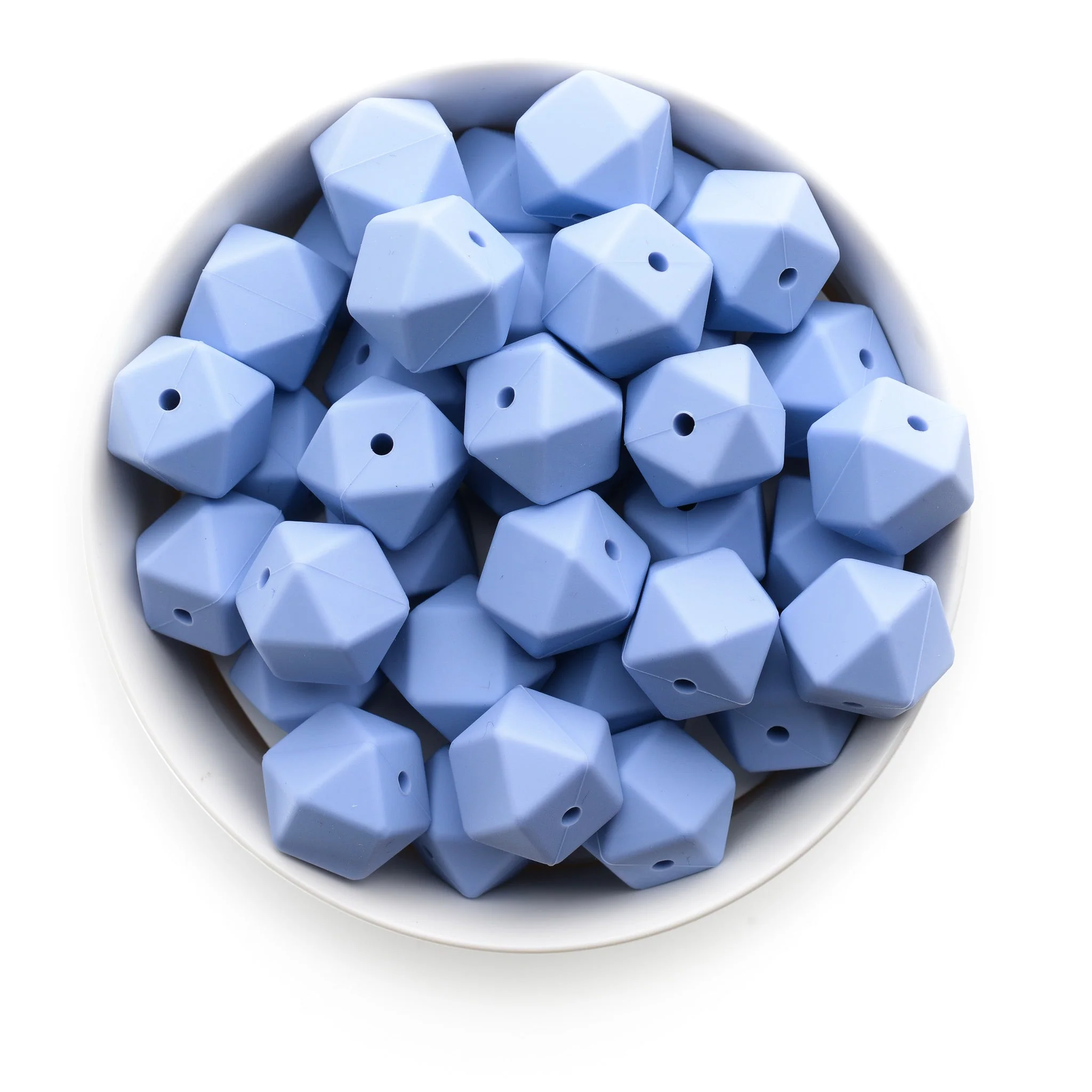 17mm Silicone Hexagon Beads - Image 28