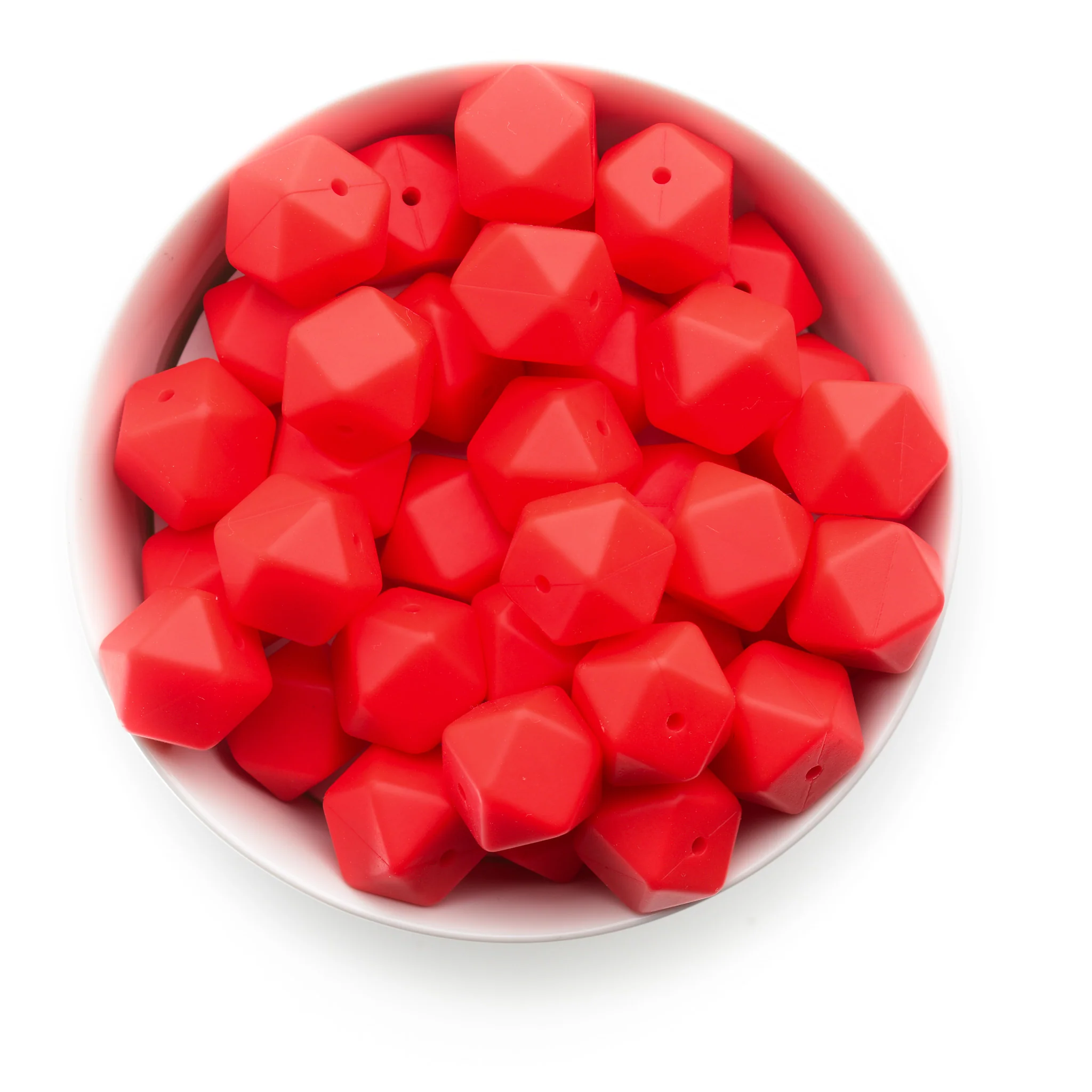 17mm Silicone Hexagon Beads - Image 3