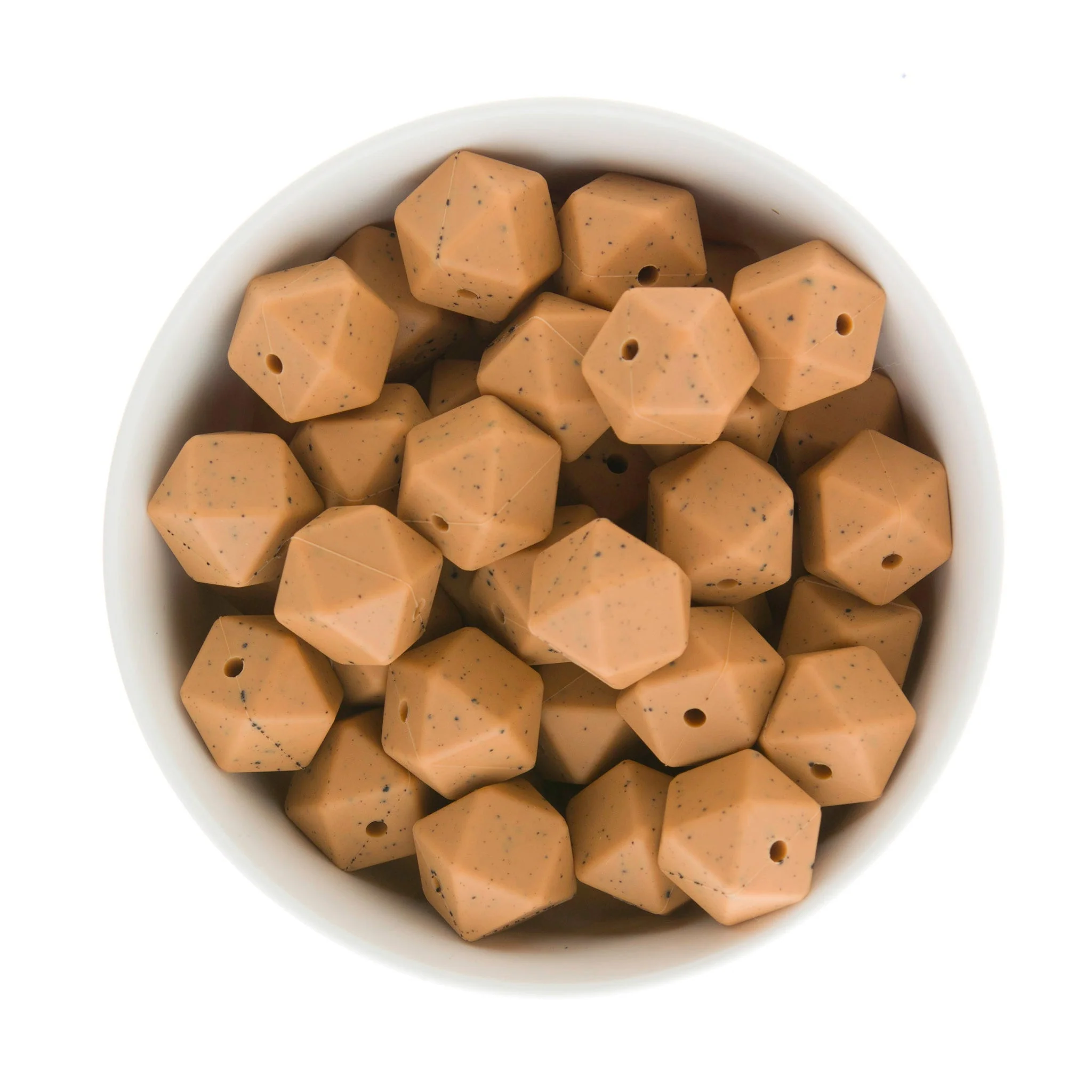 17mm Silicone Hexagon Beads - Image 30