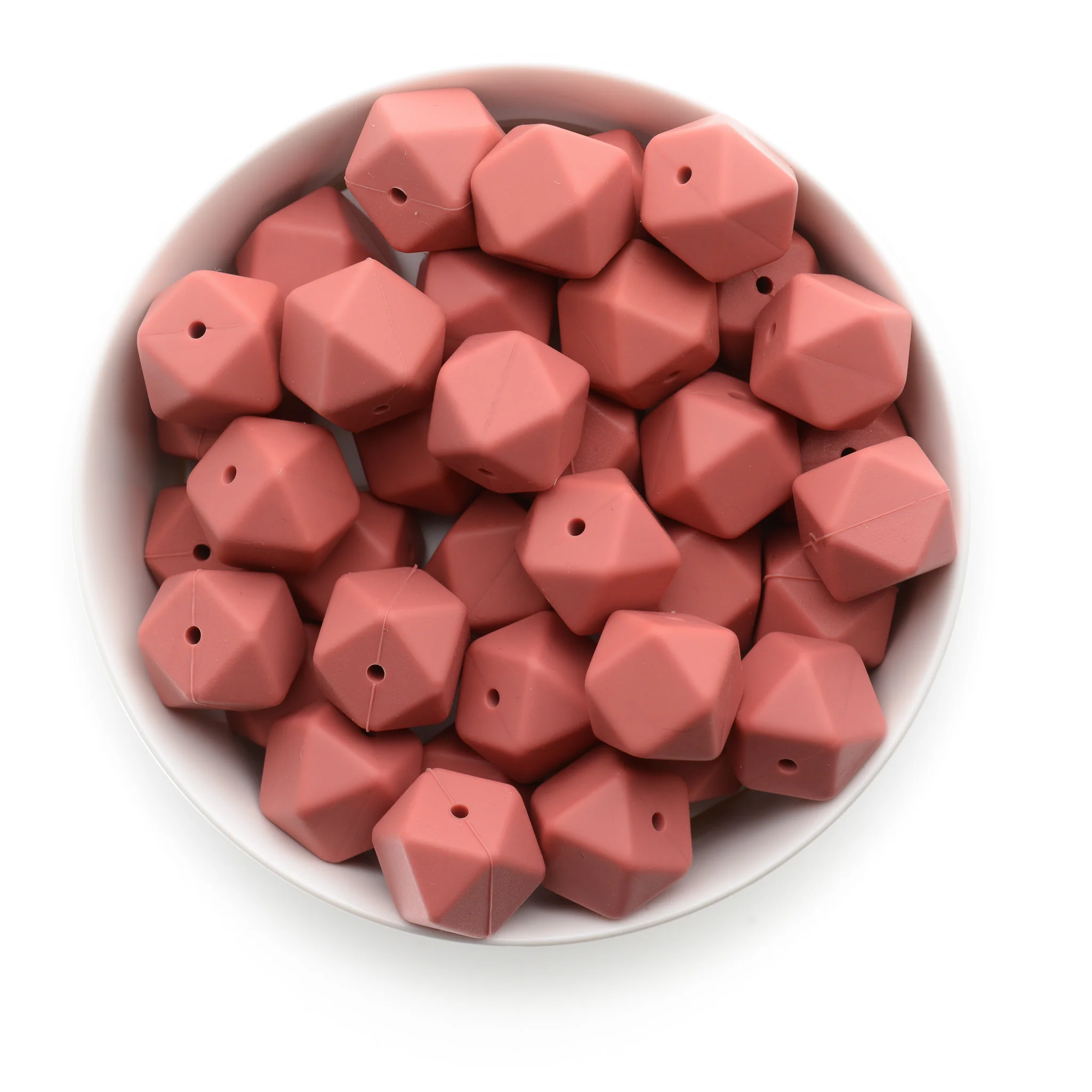 17mm Silicone Hexagon Beads - Image 4