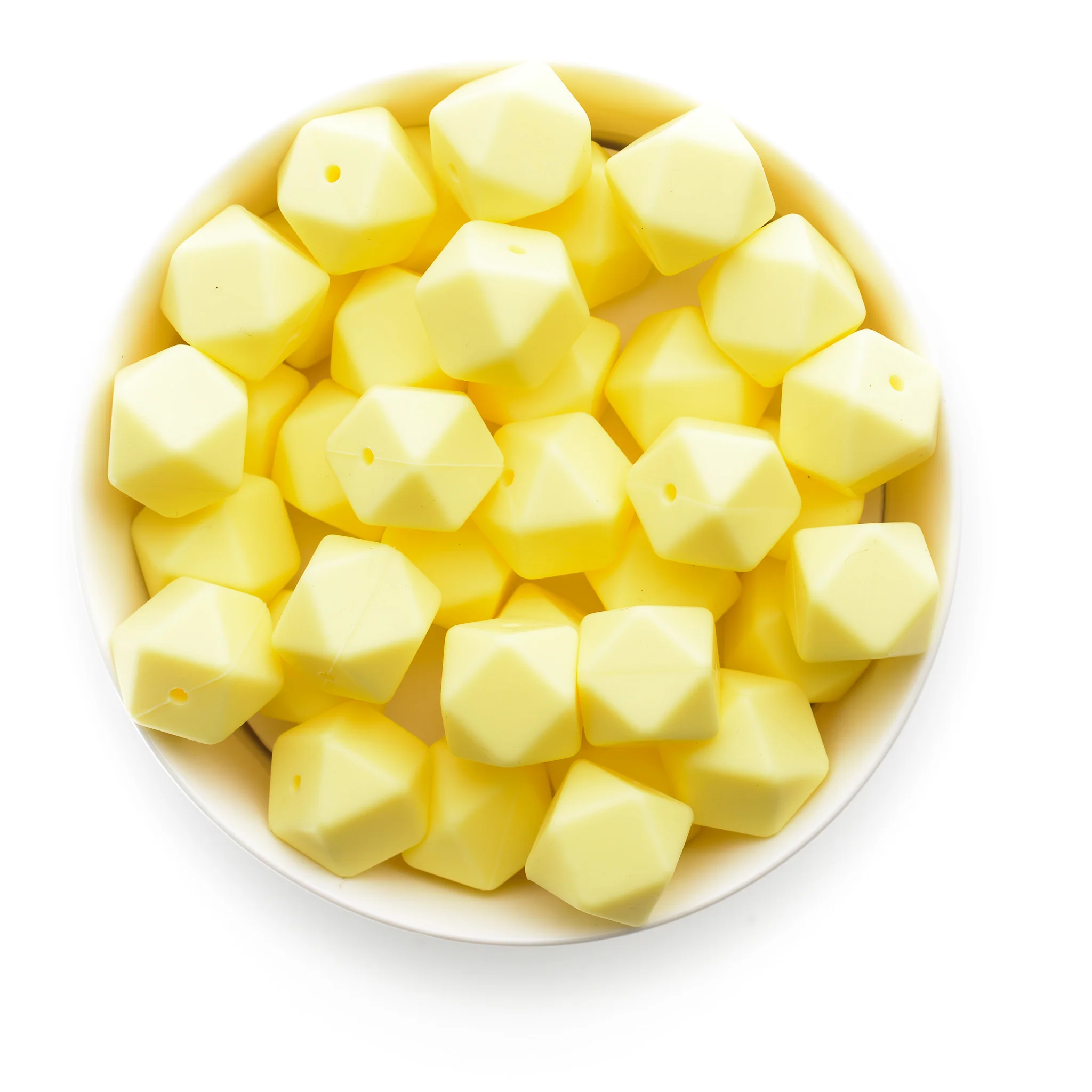 17mm Silicone Hexagon Beads - Image 5
