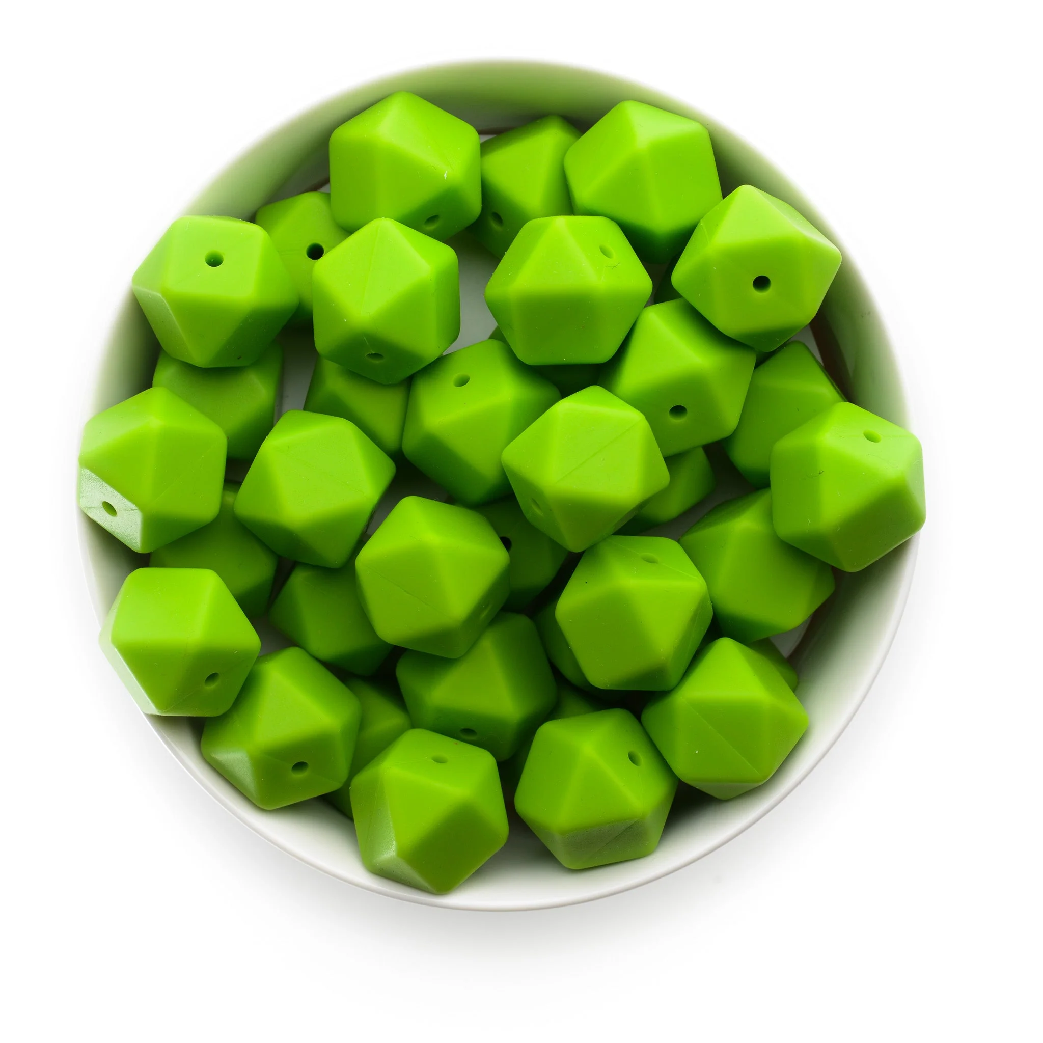 17mm Silicone Hexagon Beads - Image 6