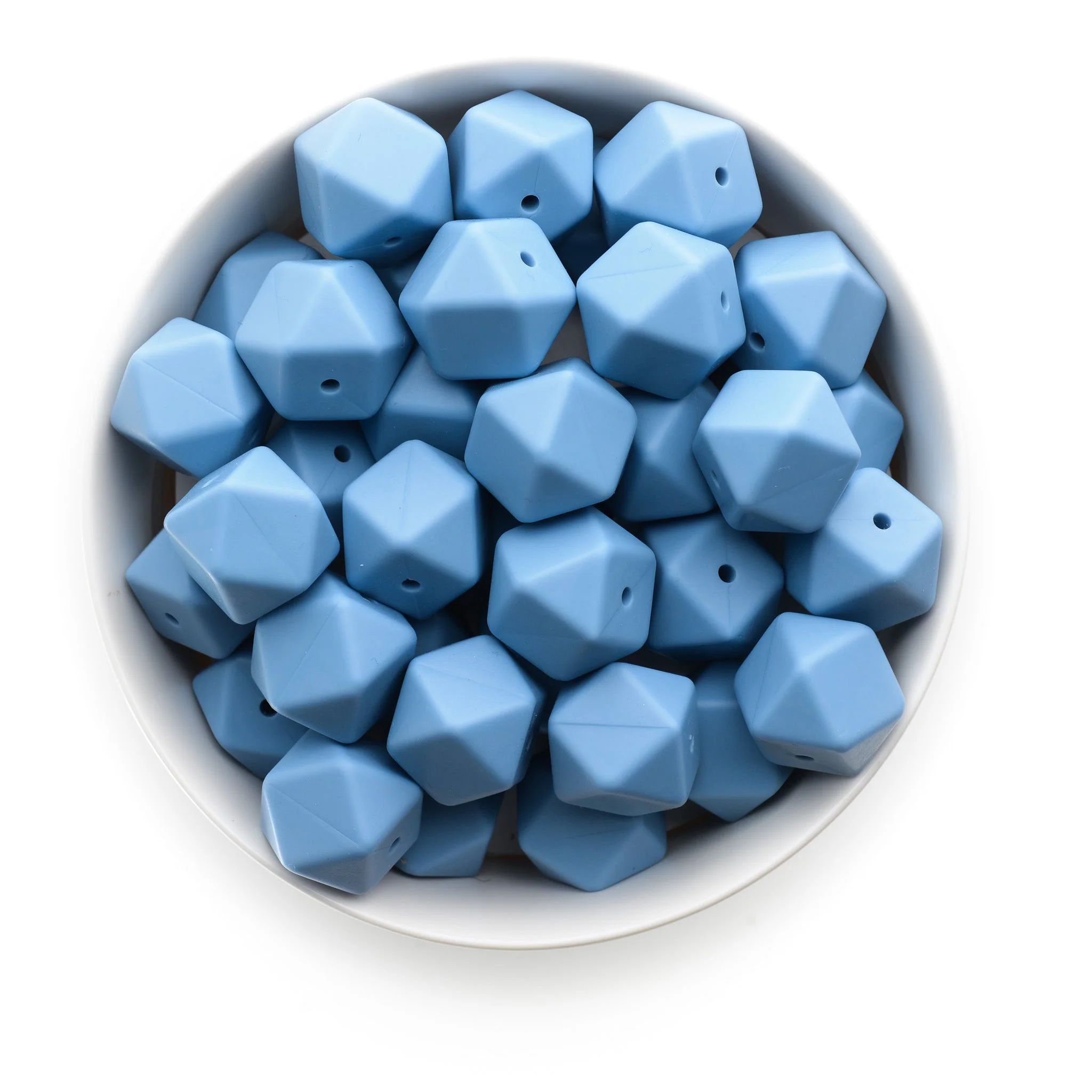 17mm Silicone Hexagon Beads - Image 7