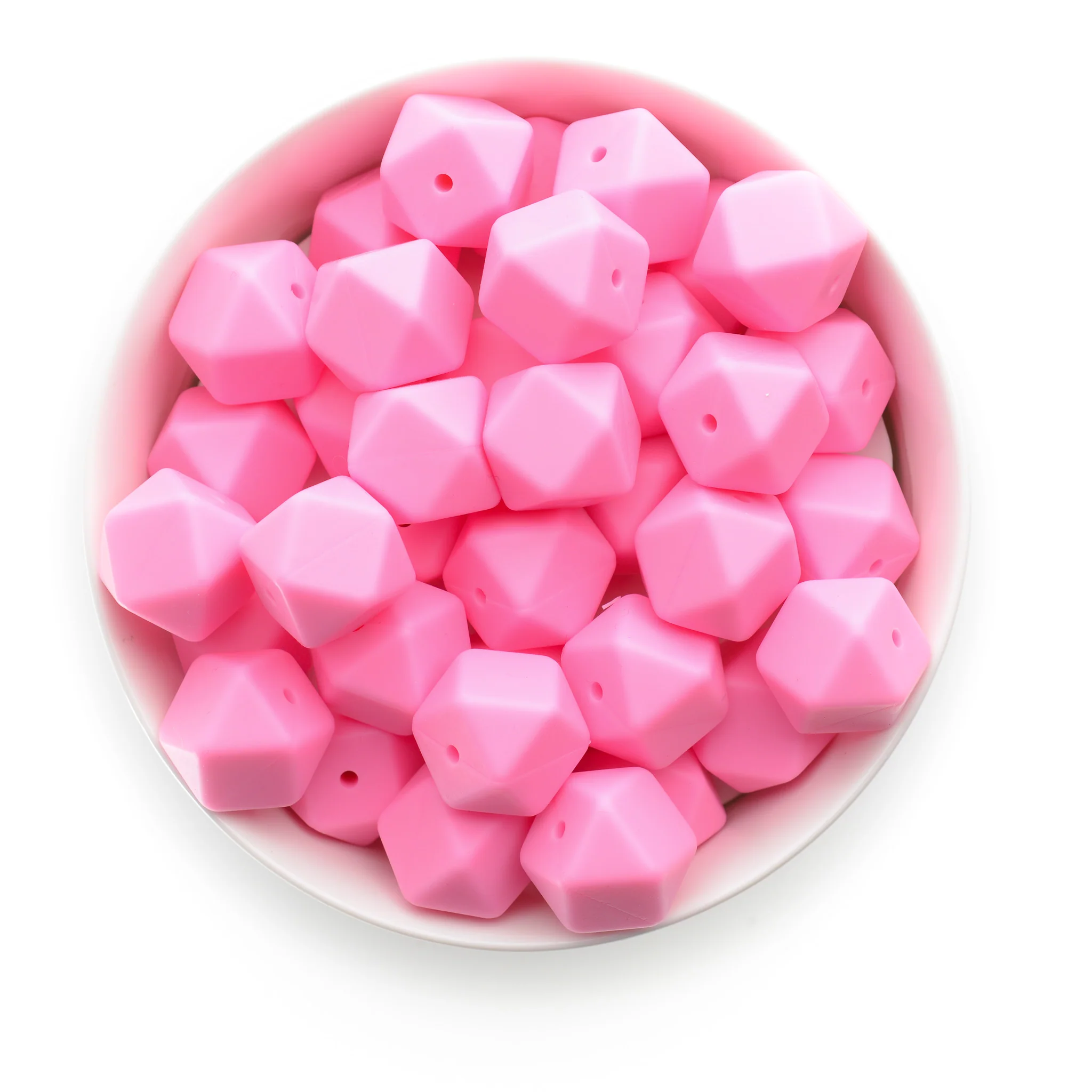17mm Silicone Hexagon Beads - Image 8