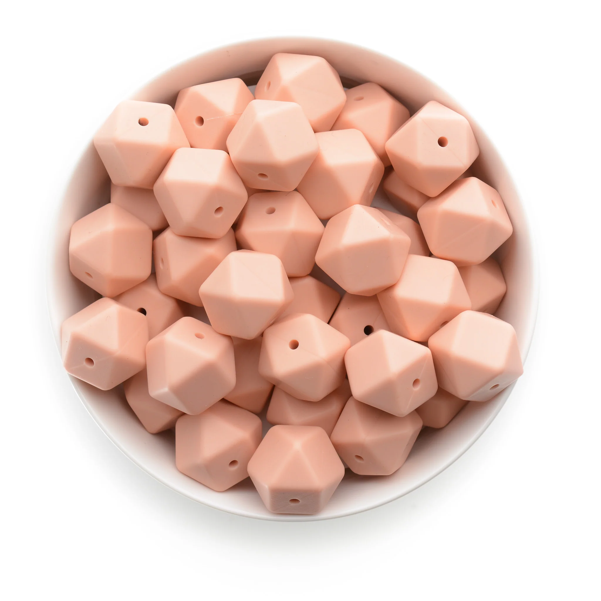 17mm Silicone Hexagon Beads - Image 9