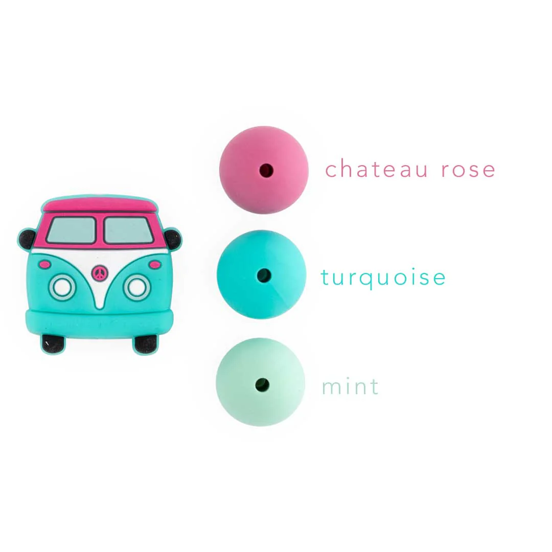 Hippie Bus Silicone Focal Beads - Image 3