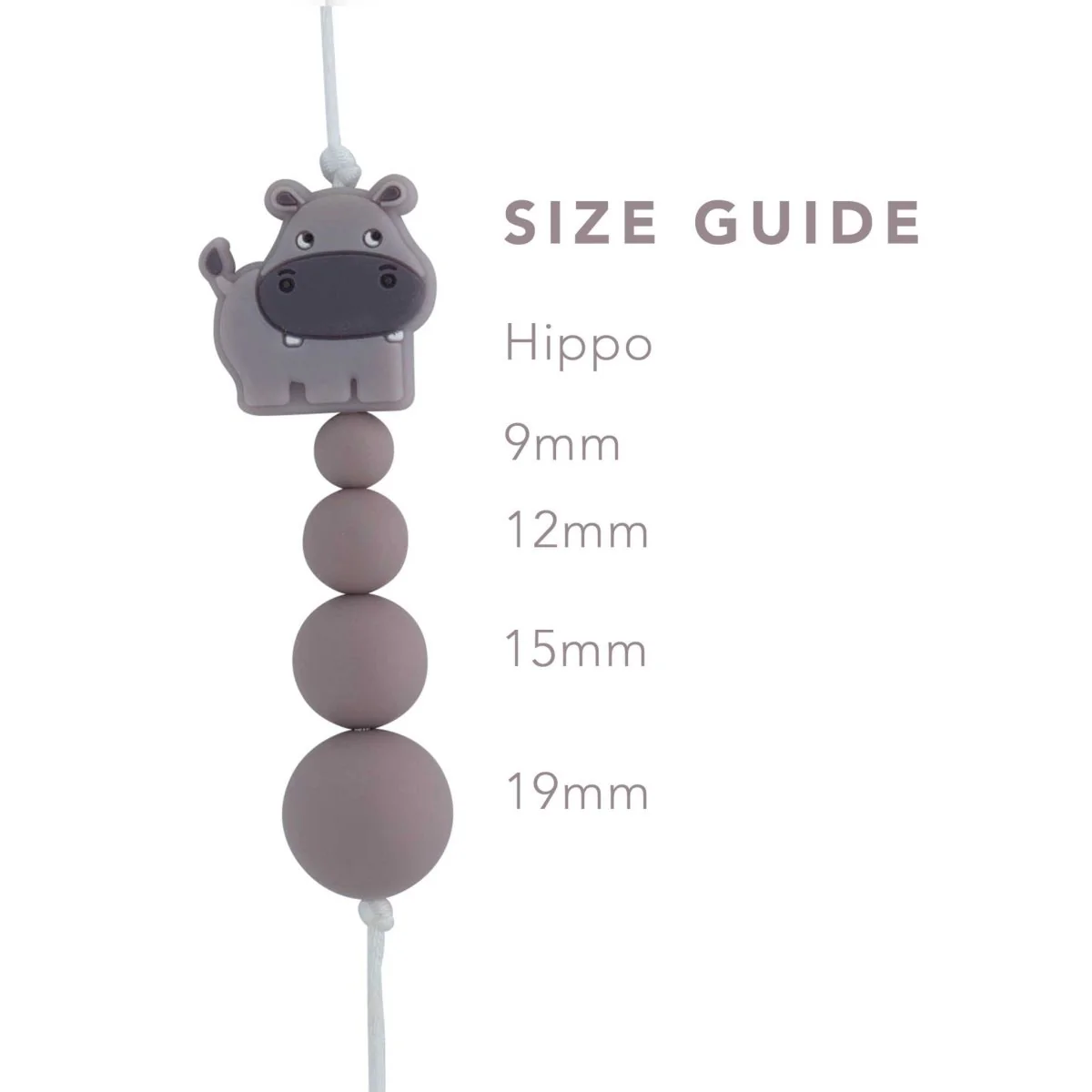 Hippo Silicone Focal Beads - Image 2