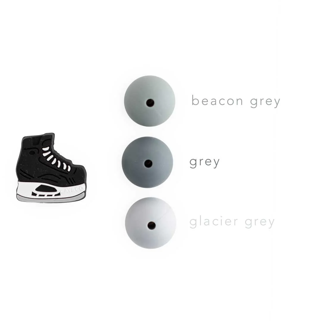 Hockey Skate Silicone Focal Beads - Image 3