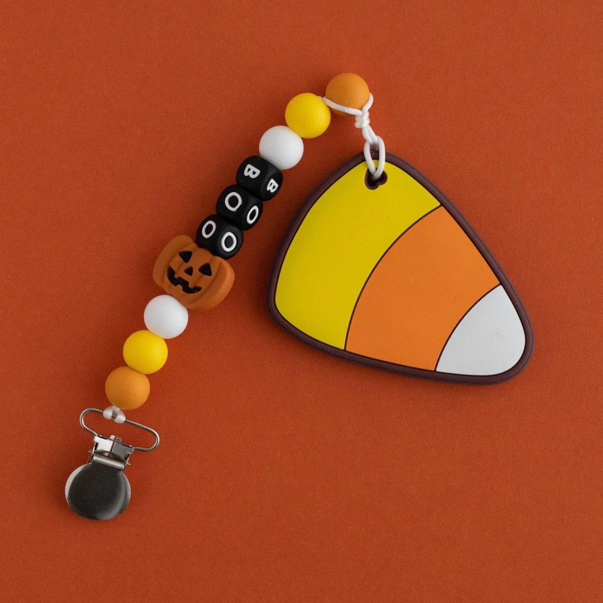Jack-o'-lantern Silicone Focal Beads - Image 6