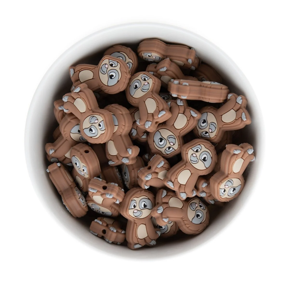 Sloth Silicone Focal Beads