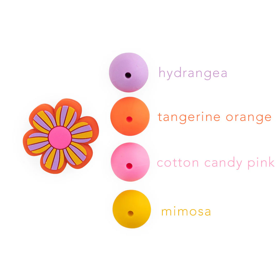 Large Flower Silicone Focal Beads - Image 5