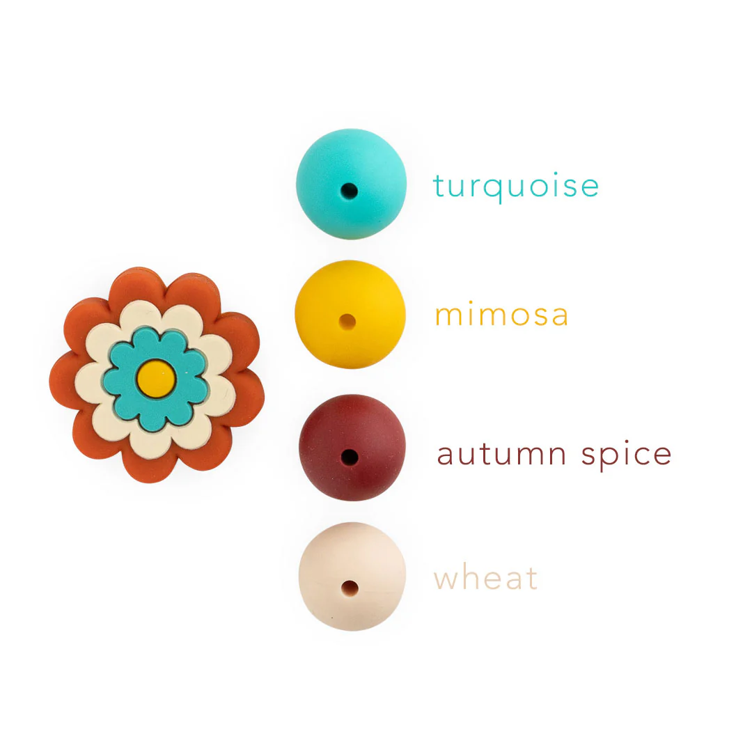 Large Flower Silicone Focal Beads - Image 6