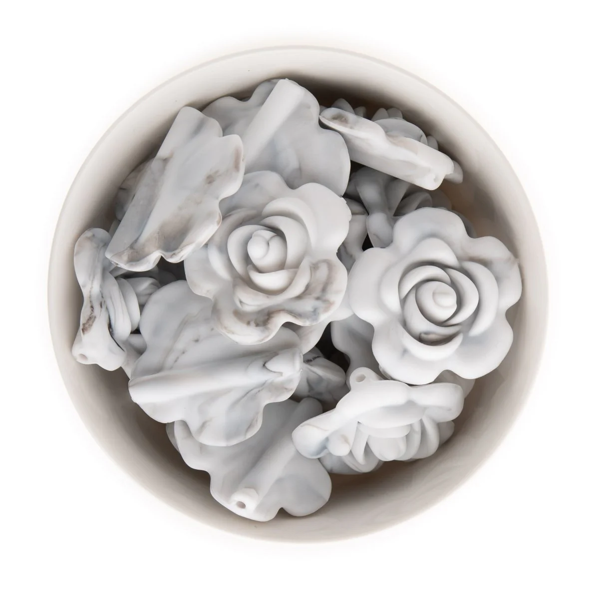 Large Rose Silicone Focal Beads - Image 5
