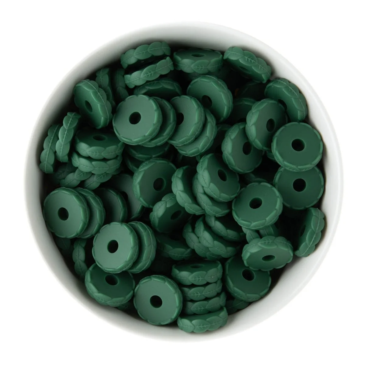 Leaf Embossed Spacer Beads - Image 4