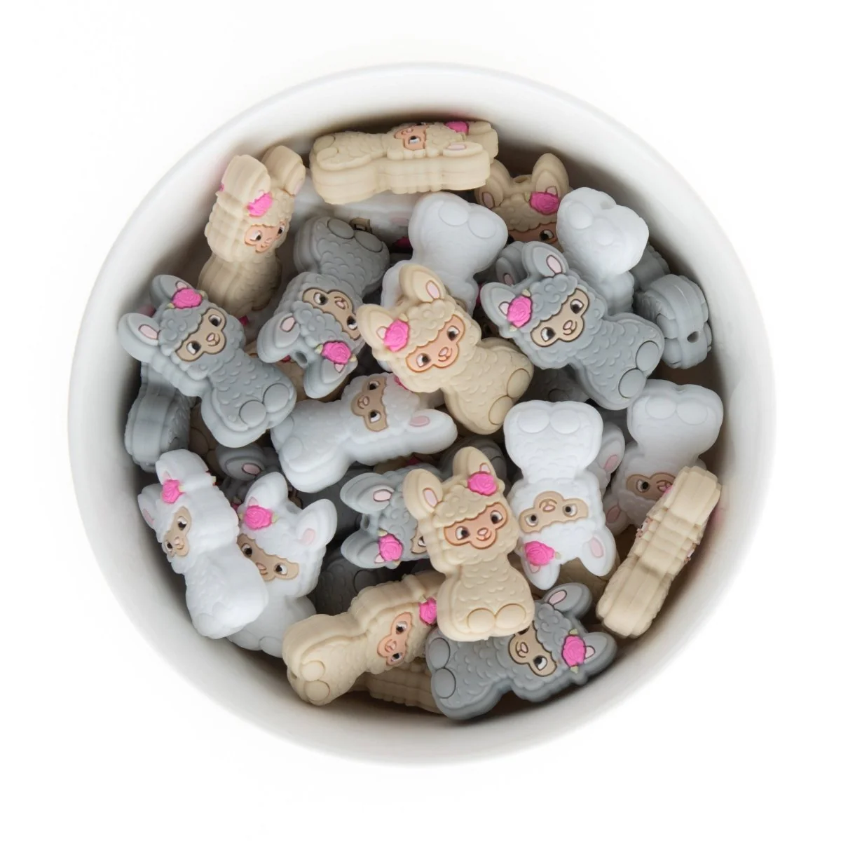 Llama Silicone Focal Beads