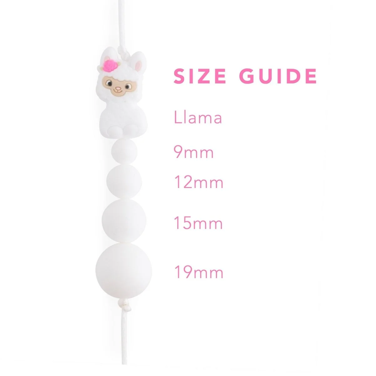 Llama Silicone Focal Beads - Image 4